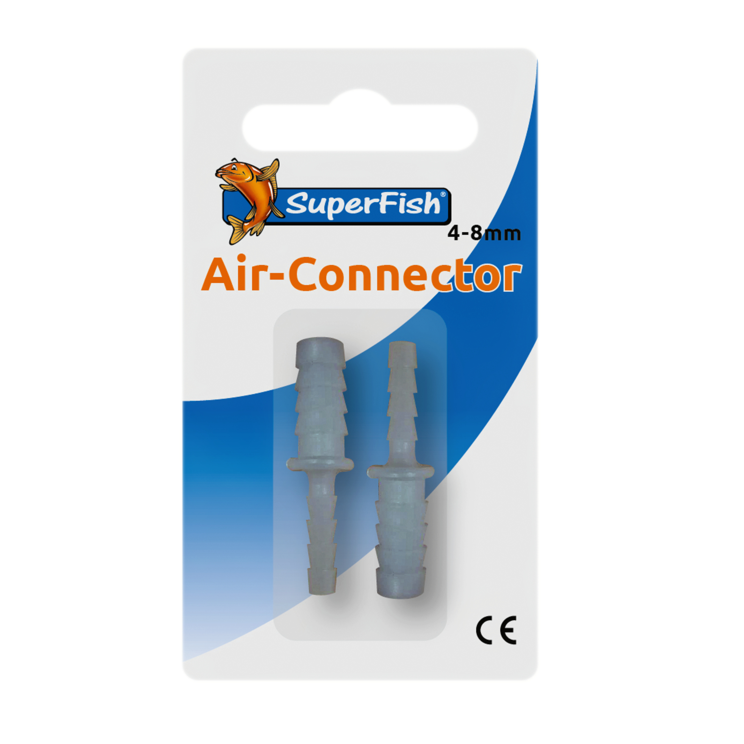 Superfish Air Connector 4-8mm - Duurzame Koppeling voor Vijver Luchtslangen afbeelding