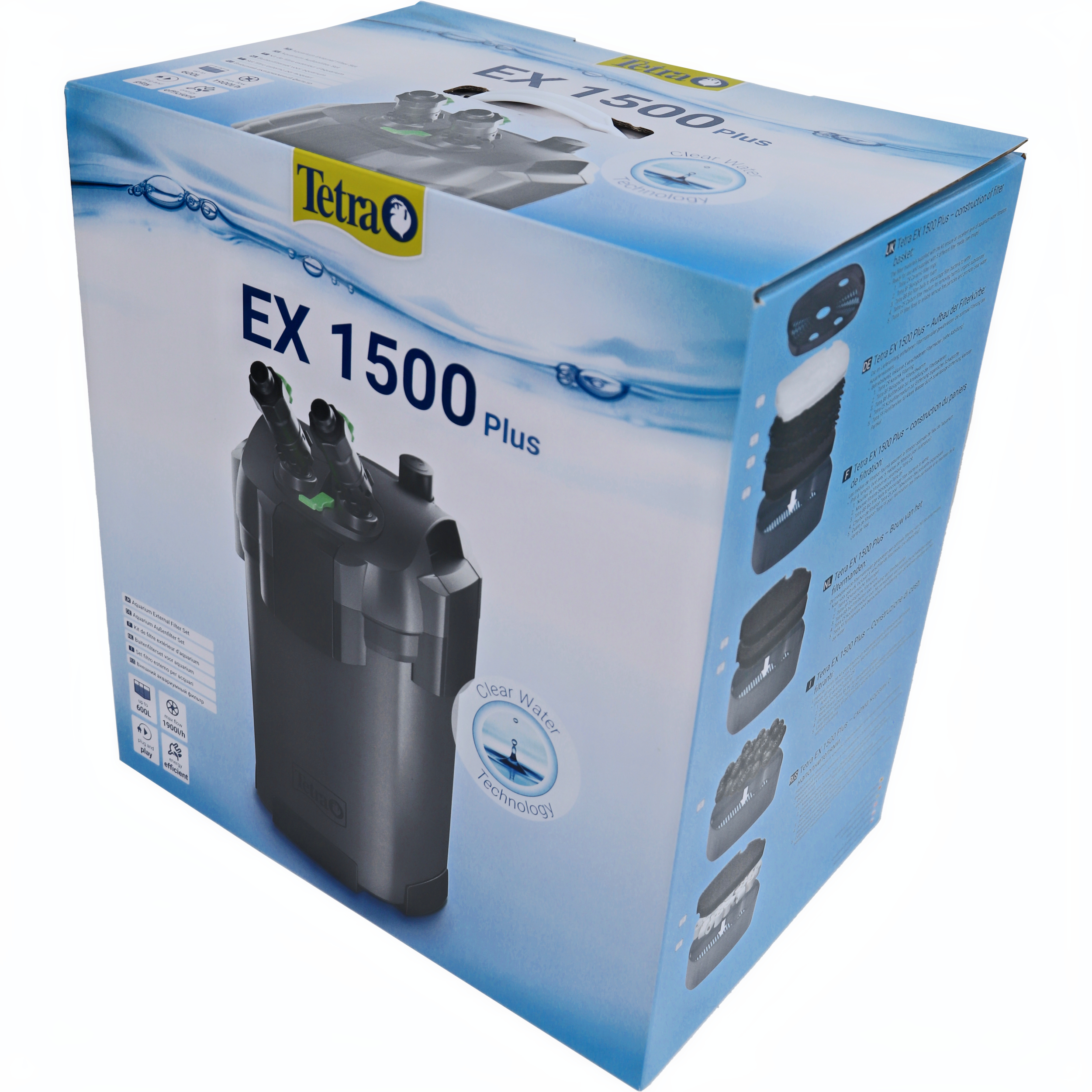 Tetra EX 1500 Plus Buitenfilter voor Aquaria 300-600L - Energiezuinig, Stil & Krachtig afbeelding
