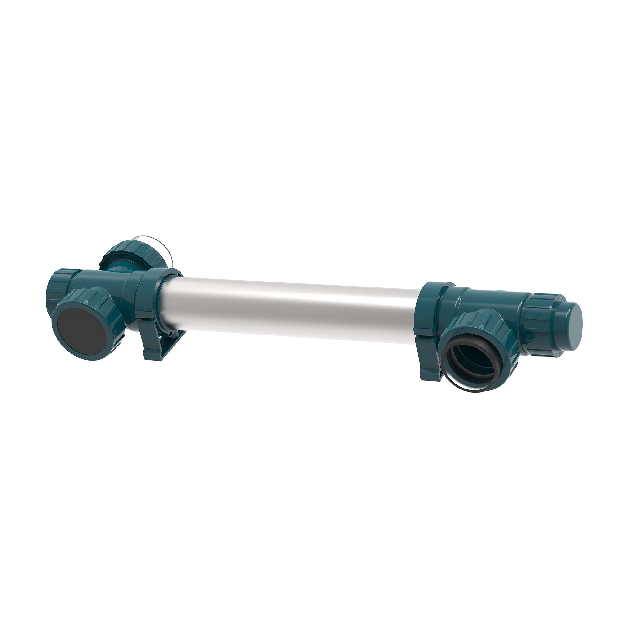 Aquaforte Midi Power Plus 40W UV-C Pond Unit - Effective Disinfection, Stainless Steel, Clear up to 30m³ afbeelding