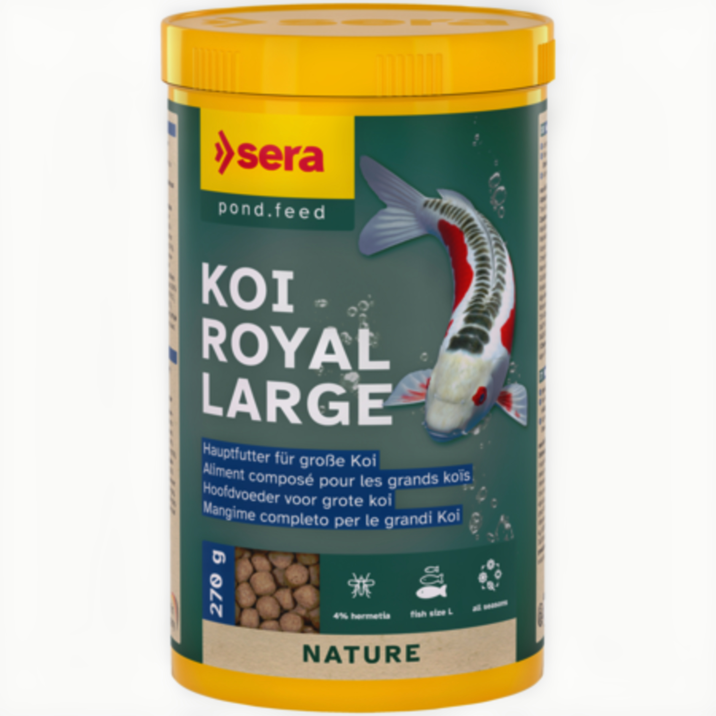 Sera Koi Royal Large - Compleet Voer voor Groei & Weerstand van Grote Koi 1000ml/270g afbeelding