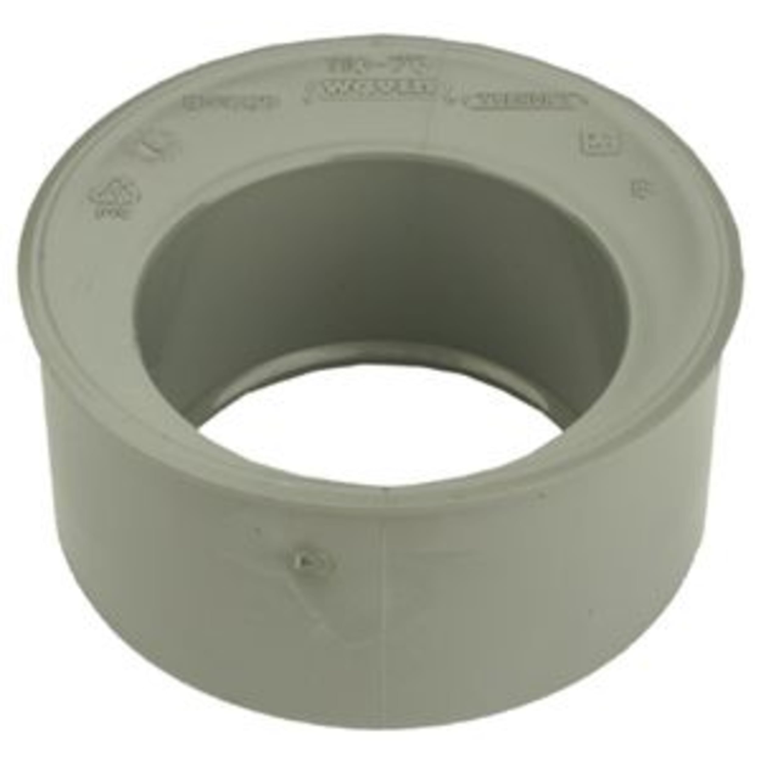 Wavin PVC Inzetverloopstuk 75x50mm - Weerbestendig voor Irrigatie en Vijversysteem afbeelding