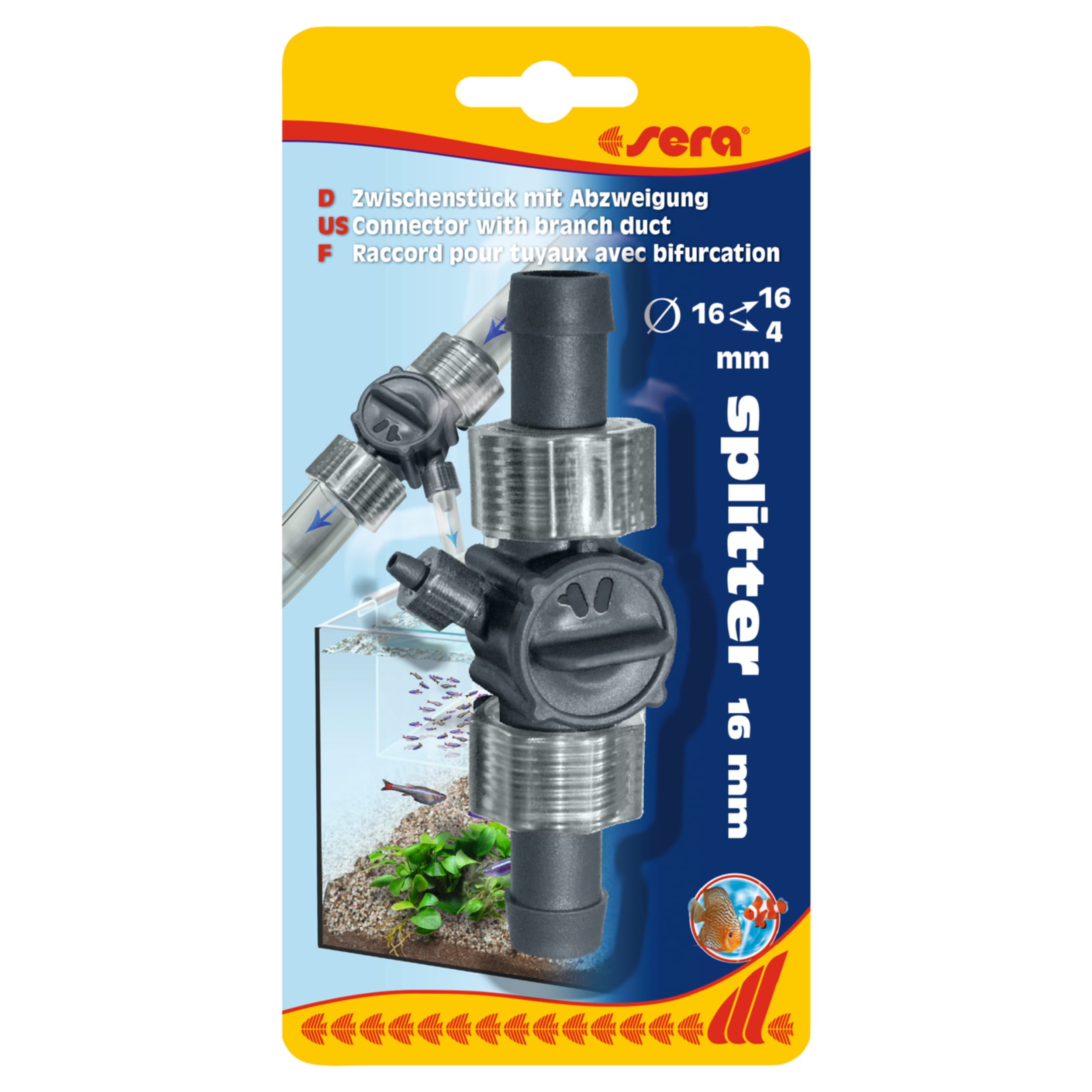 Sera - Tussenstuk met Aftakking/Splitter