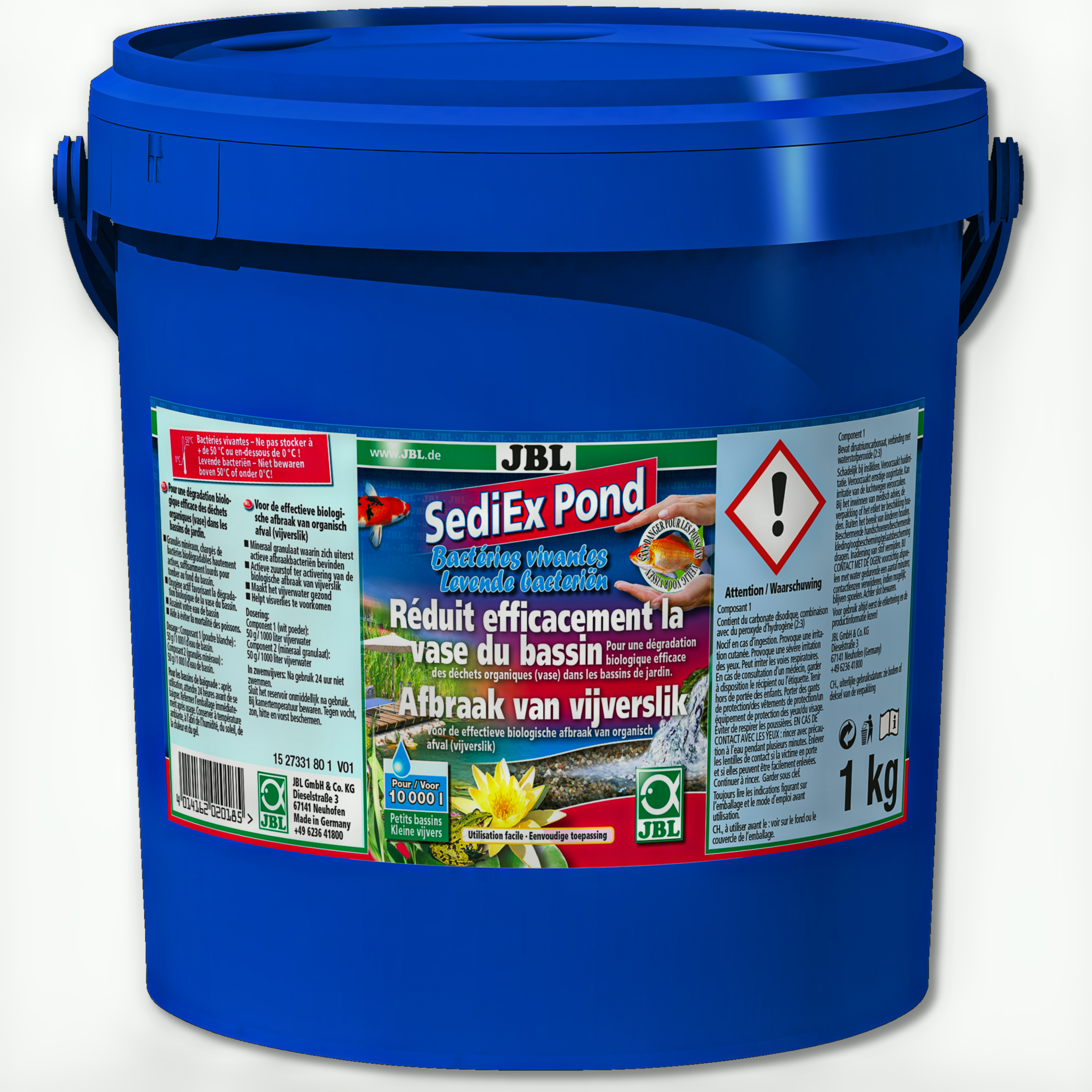 JBL Sediex Pond Granulaat 2,5kg - Actieve Bacteriën voor Heldere en Gezonde Vijver afbeelding