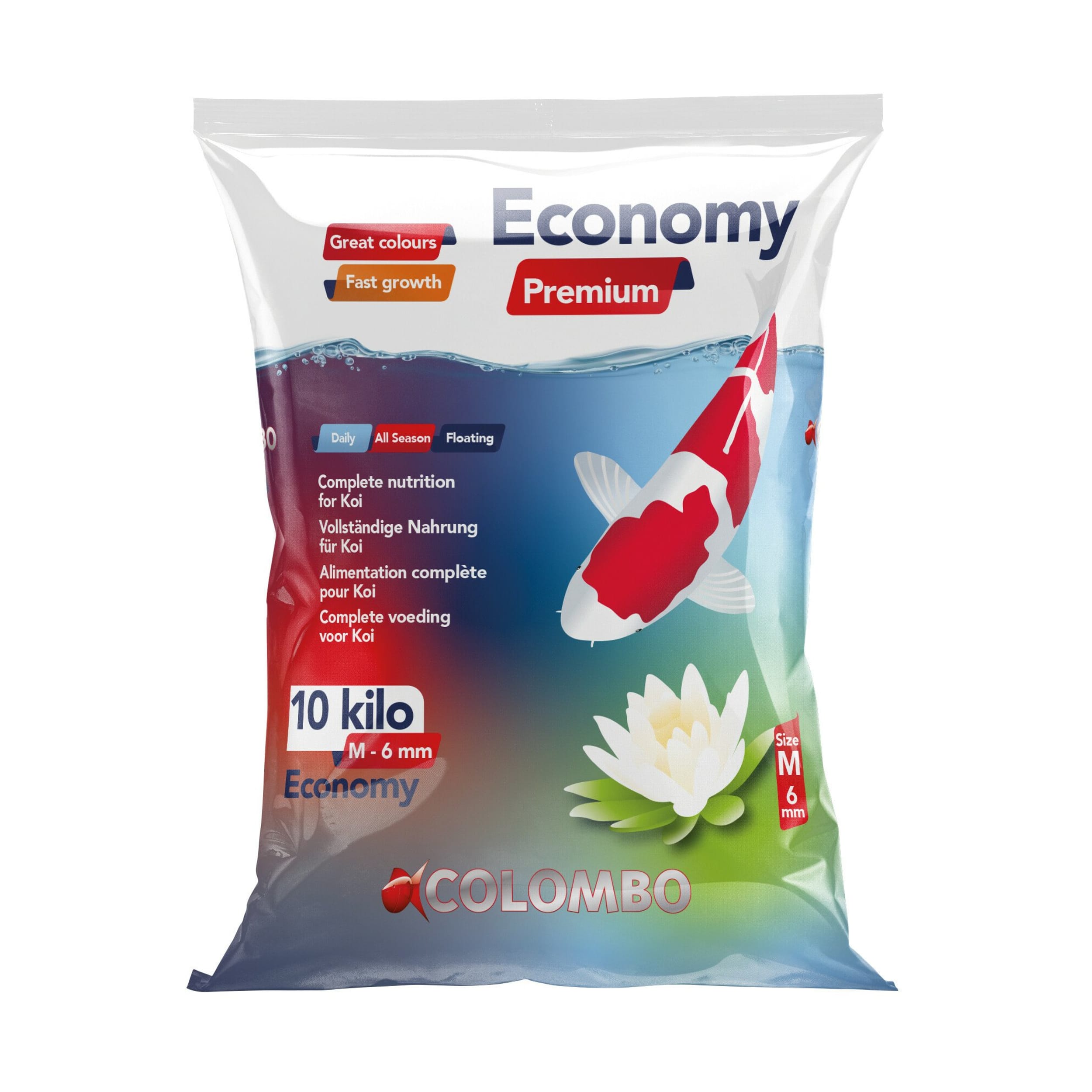 Colombo Economy Mini 10Kg - Drijvend Vijvervoer Rijk aan Eiwit en Natuurlijke Kleurversterkers afbeelding