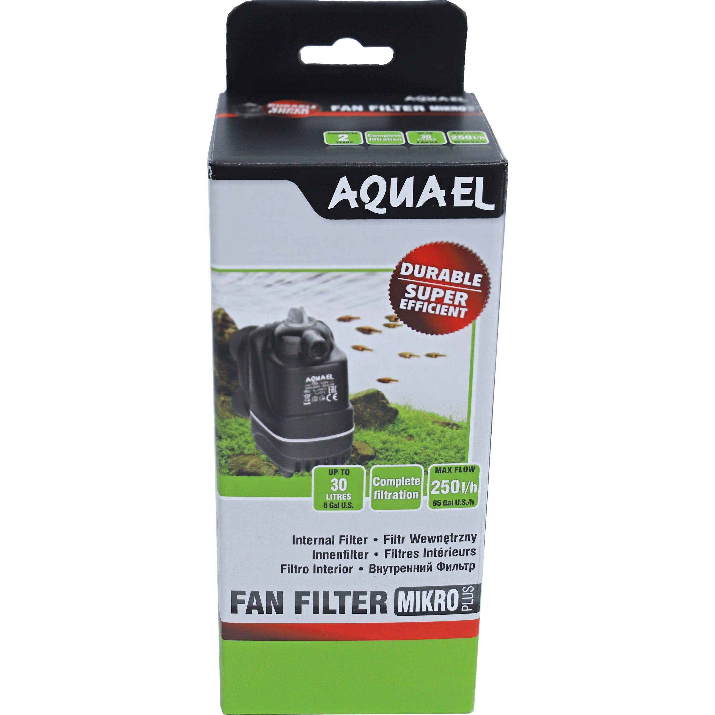 Aquael binnenfilter fan mikro+