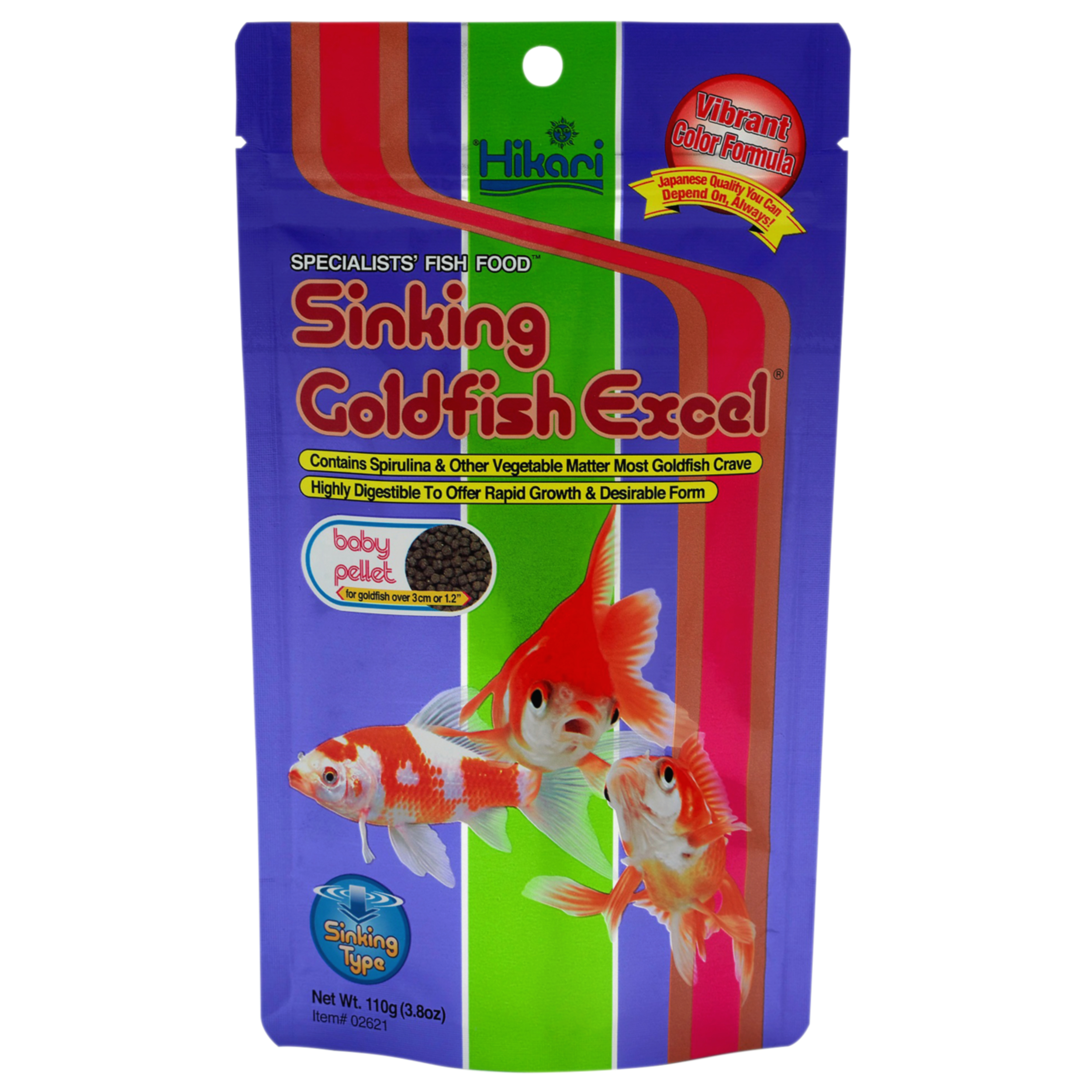 Hikari Goldfish Excel Baby - Vissenvoer - 110 g