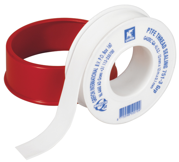 Europond Teflontape P.T.F.E - Waterdichte Afdichtingstape 12m x 12mm Rood, Giveg Keur afbeelding