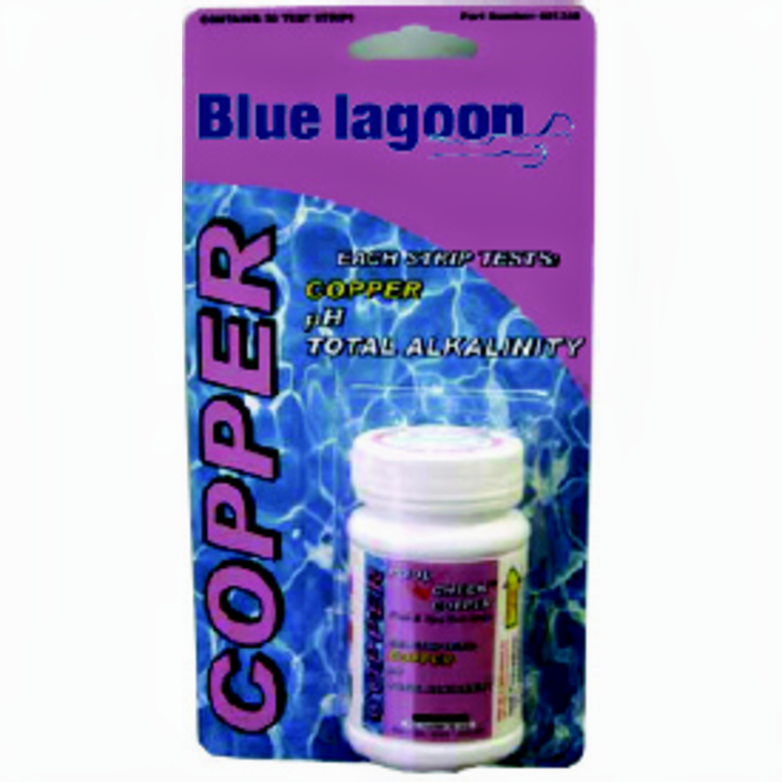 Blue Lagoon Copper Test Strips 50 pcs - pH/Alkalinity Water Quality Test Kit for Pools & Ponds afbeelding