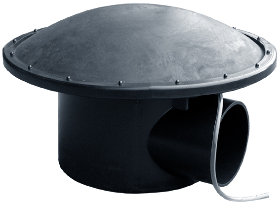 Complete bodemdrain met beluchtingsdeksel