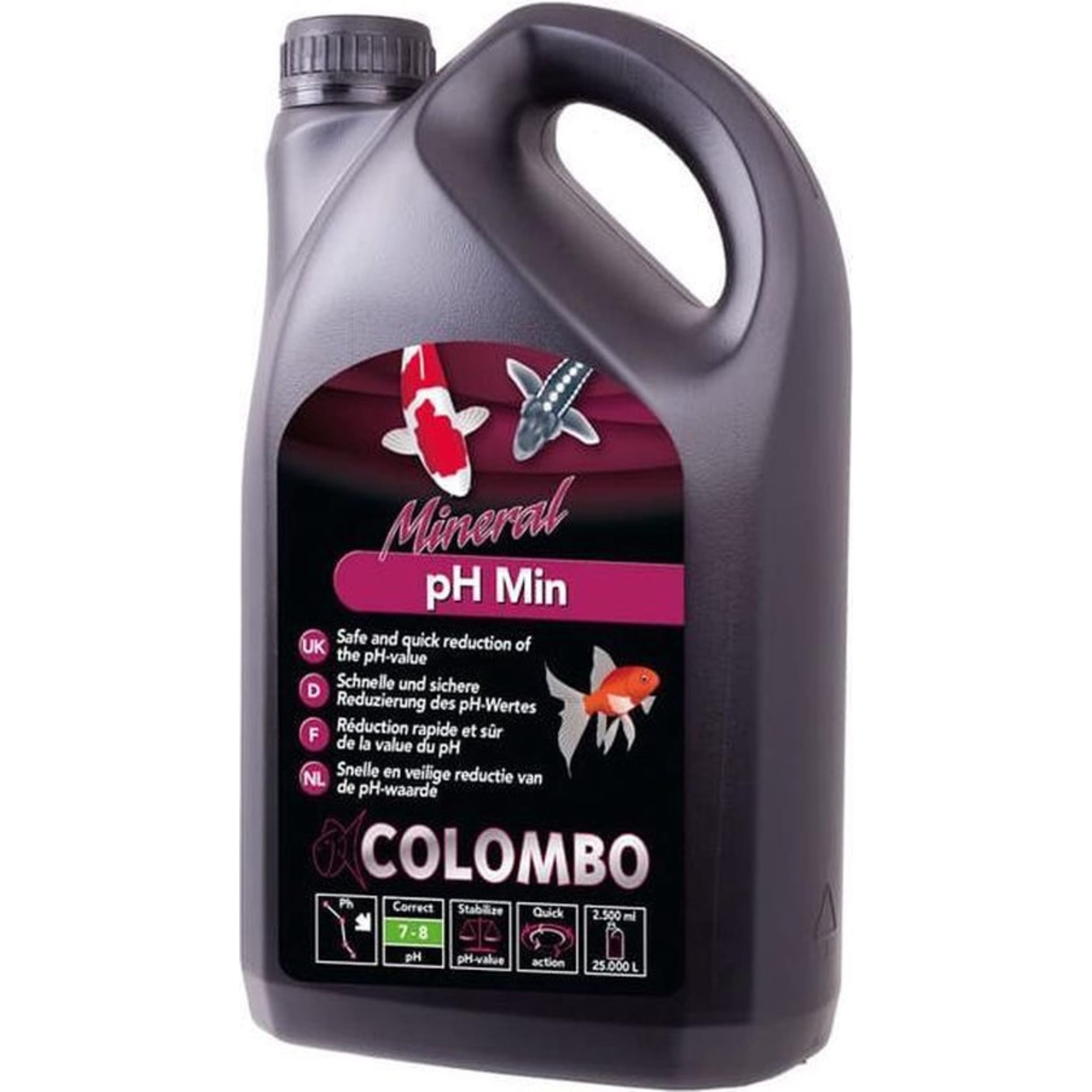 Colombo pH- Waterbehandeling voor Vijvers - Verlaagt en Stabiliseert pH Veilig, 2500ml afbeelding