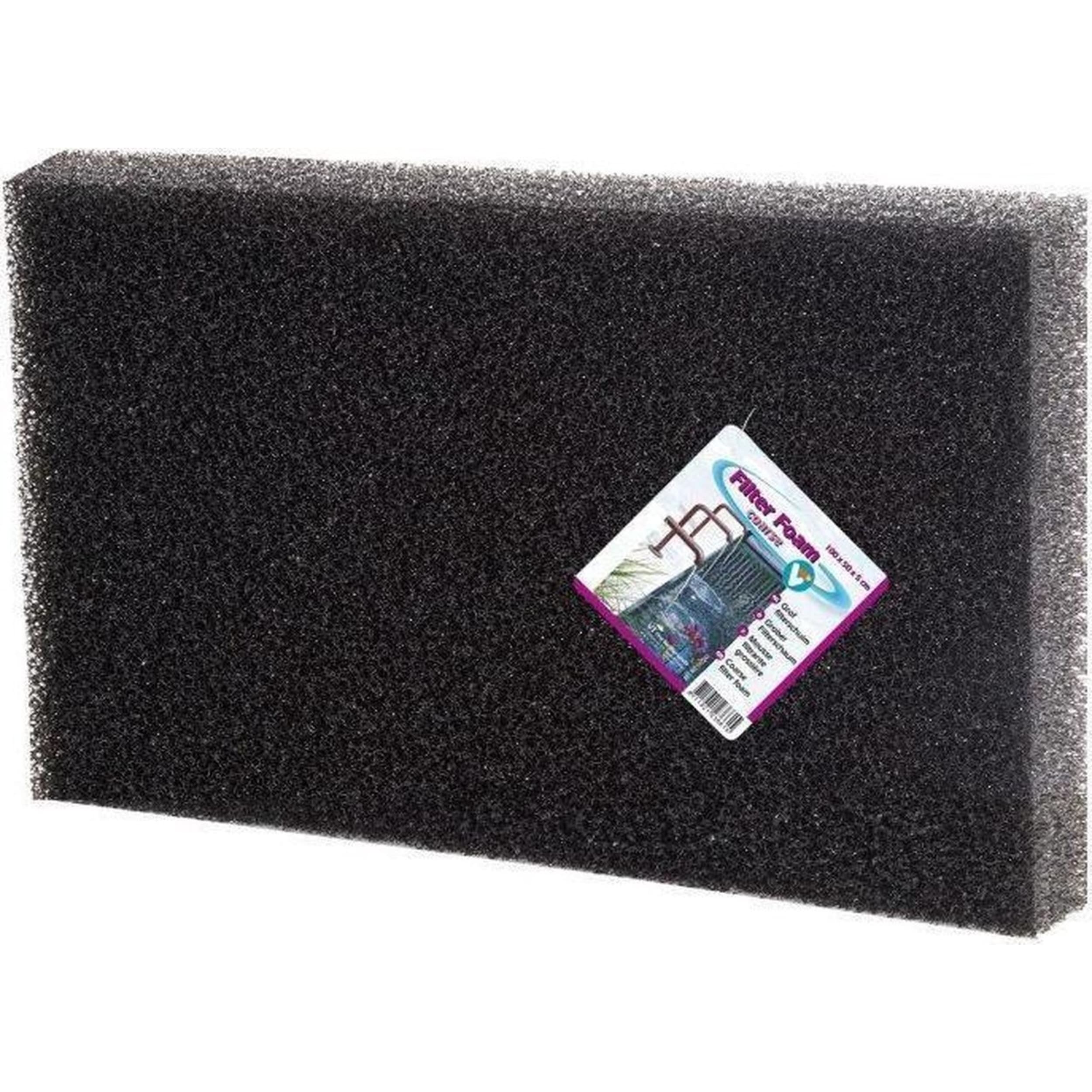 Velda Filterschuim Grof Zwart 100x50x5cm - Ideaal voor Kristalheldere Vijverwatersystemen afbeelding