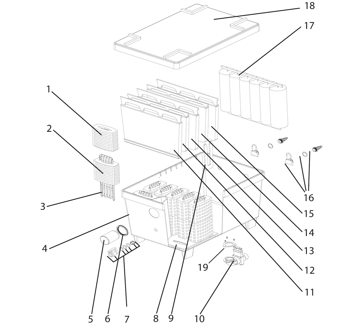 Acc. Kit Bodenuitloopset BioTec 30 afbeelding