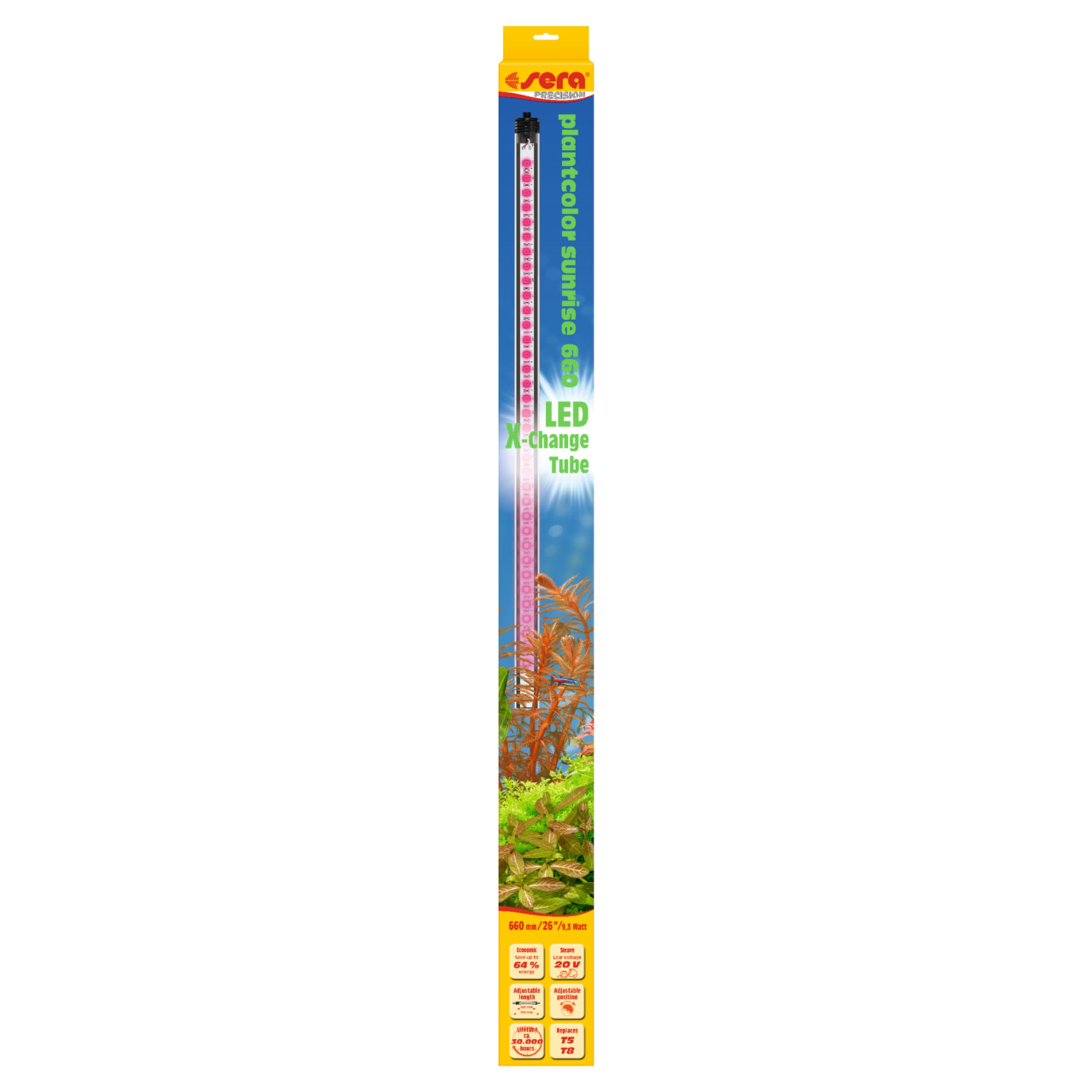 Sera LED Plantcolor Sunrise Aquariumverlichting 660mm 8,3W - Zonsopgang Effect & Kleurversterking afbeelding