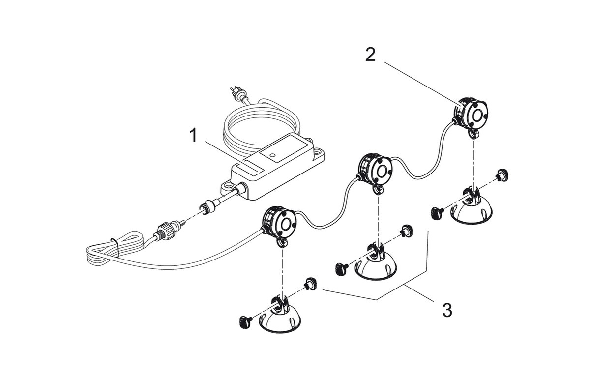 BG LED Luminis 3 koud wit 2013 - Oase onderdelen