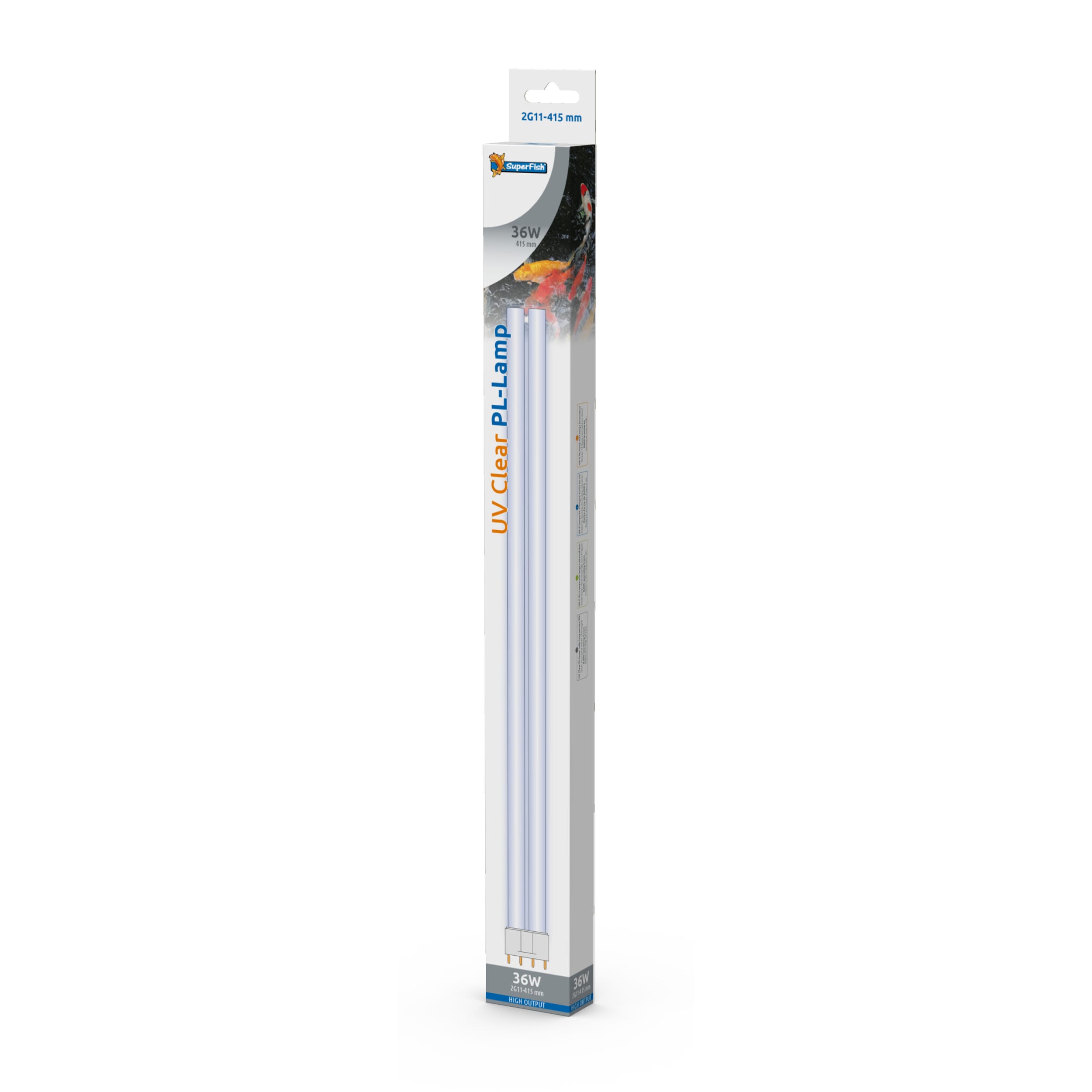 Superfish UV PL Lamp 36W voor Helder Vijverwater - Algenbestrijding, 2G11-415mm afbeelding