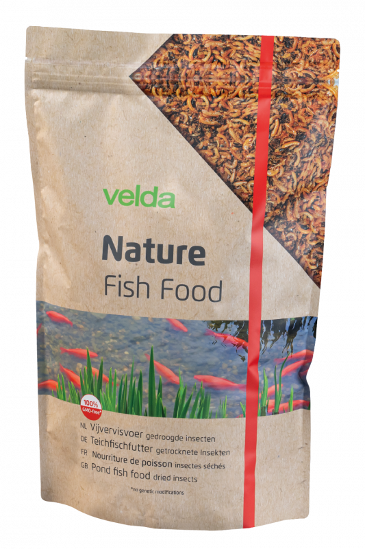 Velda Nature Fish Food 3000ml - Natuurlijk Vijvervoer, GMO-vrij voor Gezonde Stofwisseling afbeelding