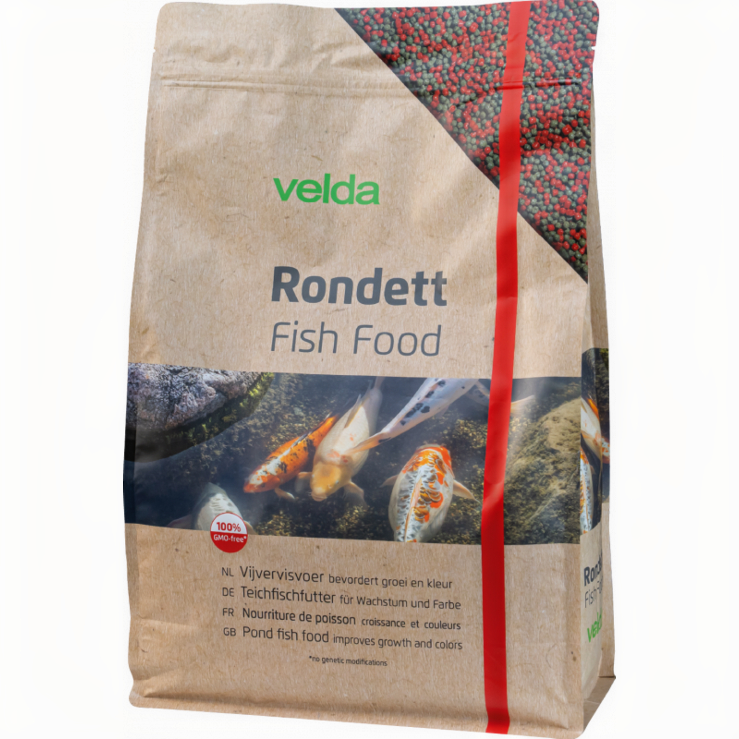 Velda Rondett Compleet Visvoer 5000 ml - Voedzaam met Spirulina voor Diverse Vijvervissen afbeelding