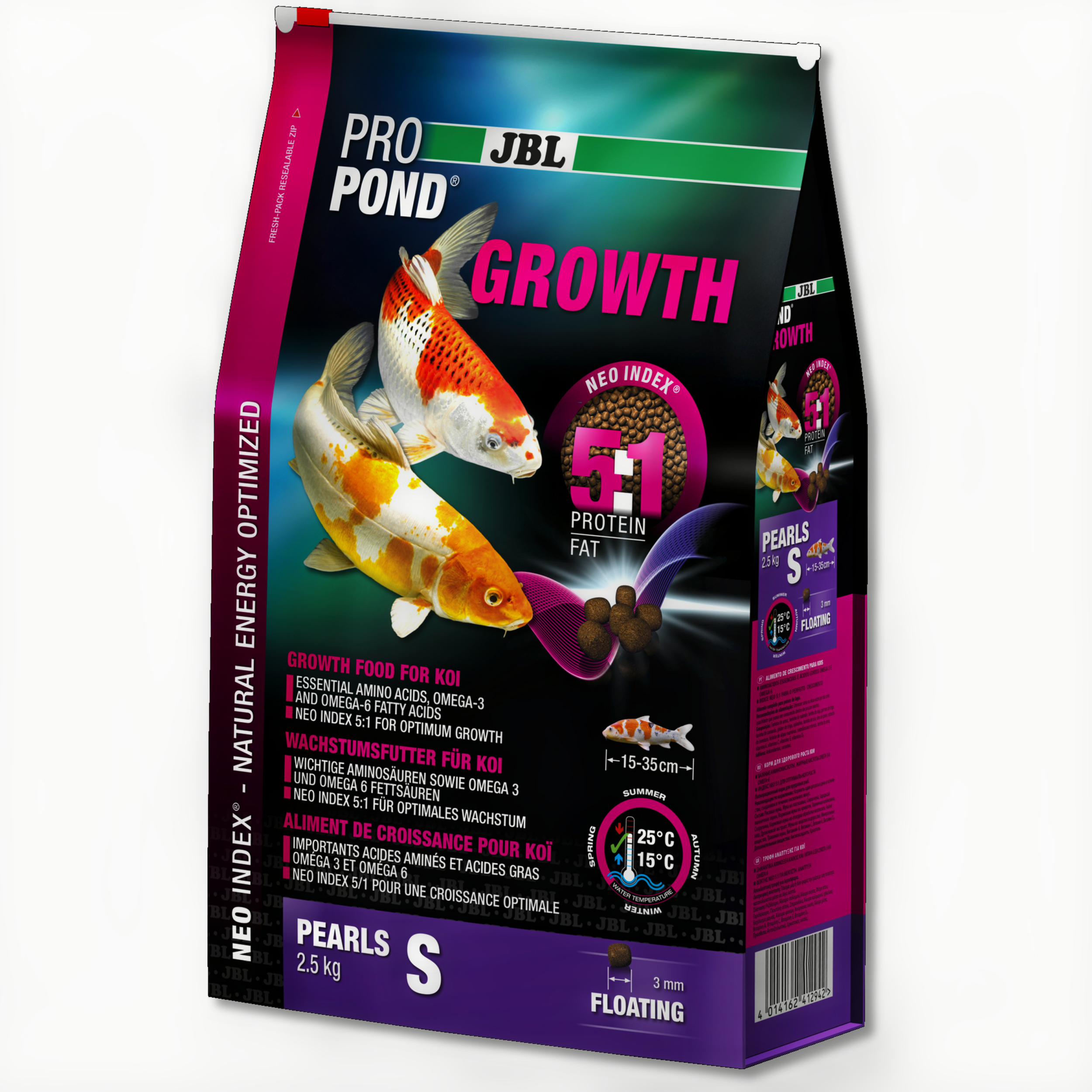 Jbl ProPond Growth S 2,5kg Vijver voeding