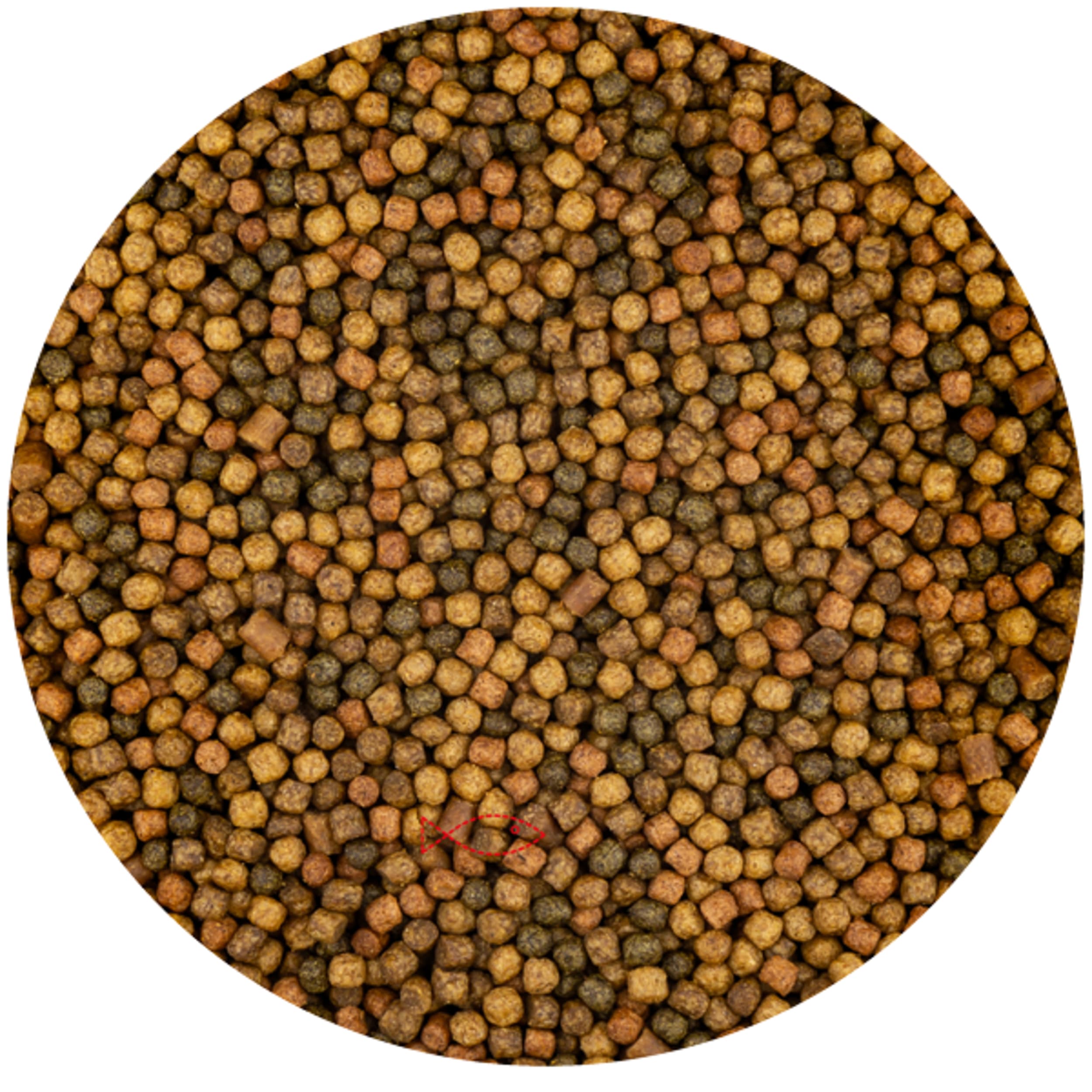 Vivani Japanese Mix Koi Food 3mm - Growth & Color Boost - 15kg - Rich in Vitamins afbeelding