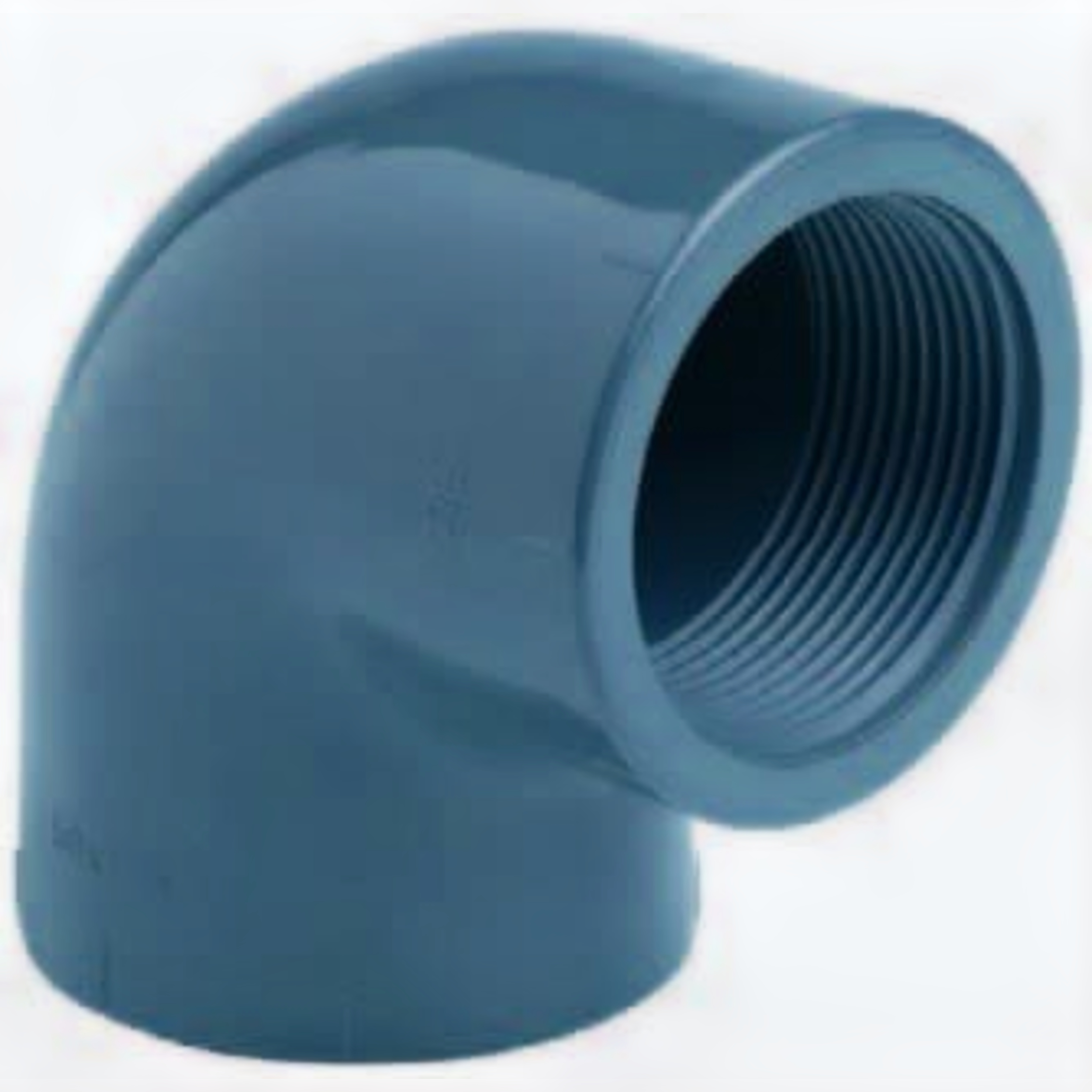 Effast PVC Knie 90° Lijm x Binnendraad 90mm x 3" | Weerbestendig, Ideaal voor Leidingwerk afbeelding