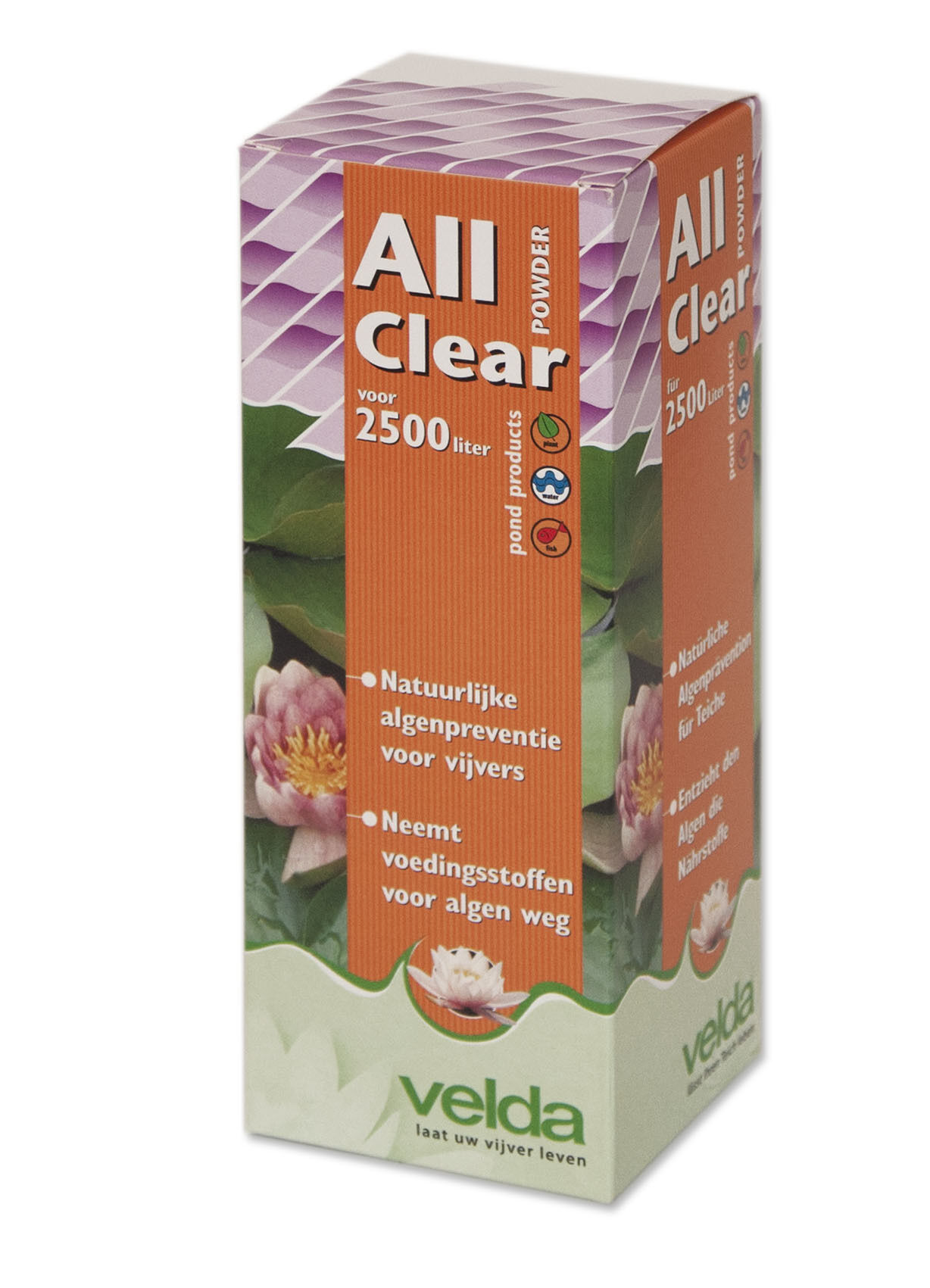 Velda All Clear Powder 250g - Directe Algenbestrijding en Fosfaatbinding voor Helder Vijverwater afbeelding