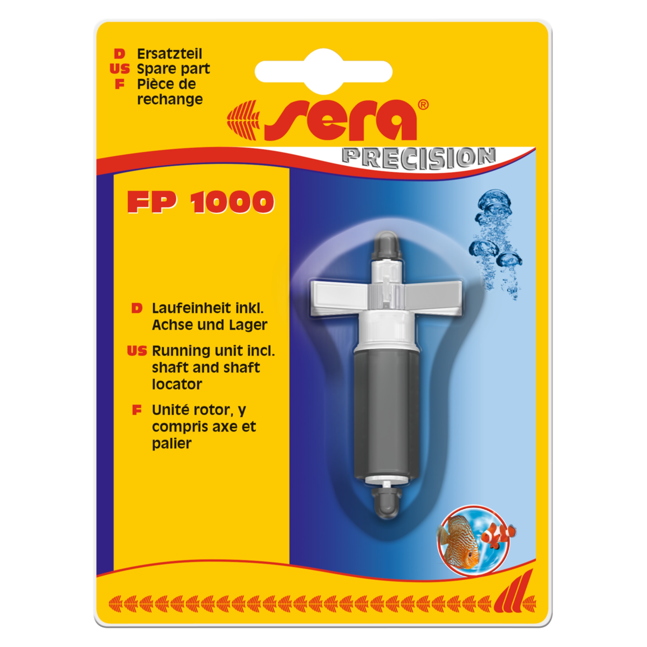 Sera Loopeenheid, As & Lagers Set voor FP 1000 Vijverpomp - Lange Levensduur & Eenvoudig te Installeren afbeelding