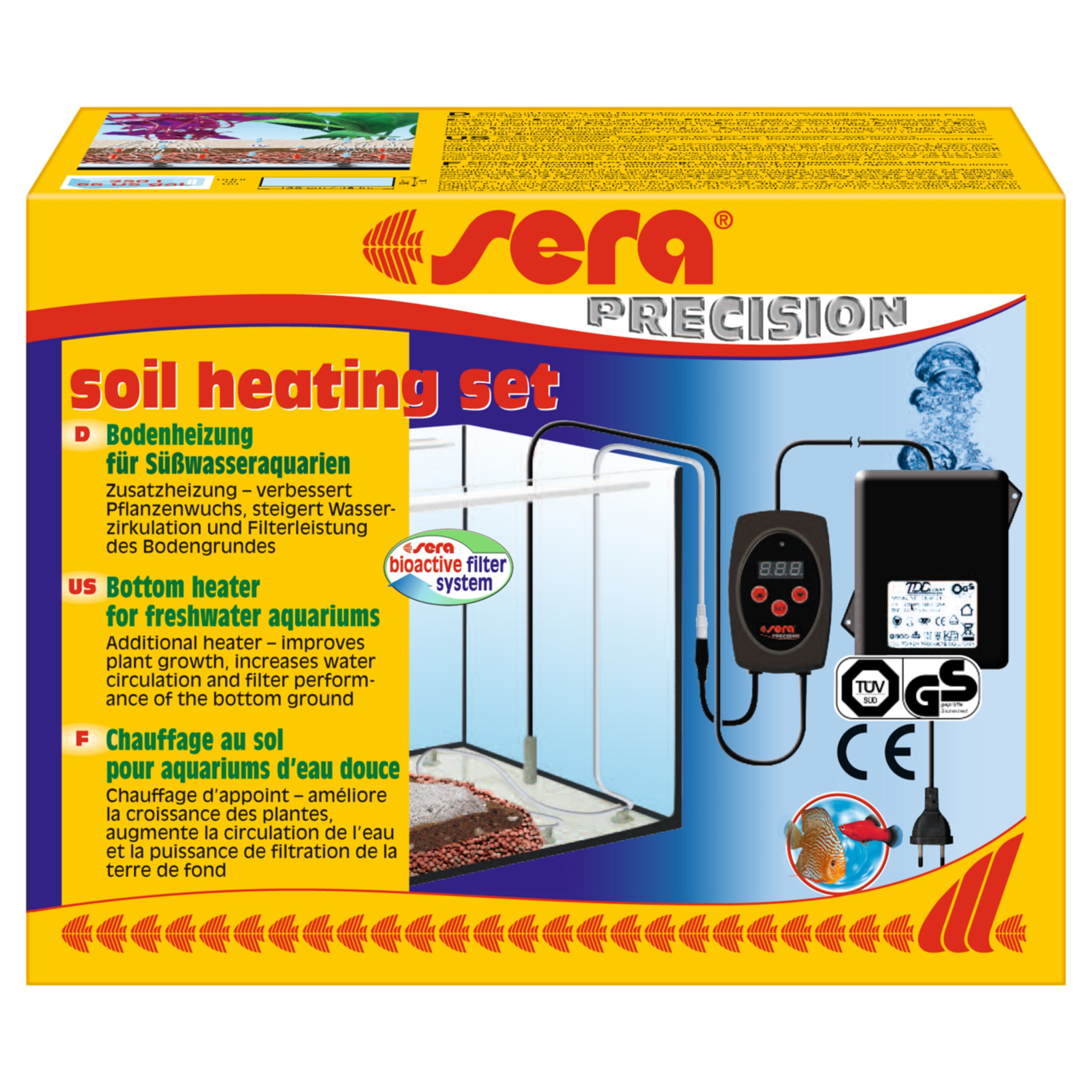 Sera Soil Heating Set 1 - Veilig Verwarmingssysteem voor Optimale Aquarium Plantengroei afbeelding