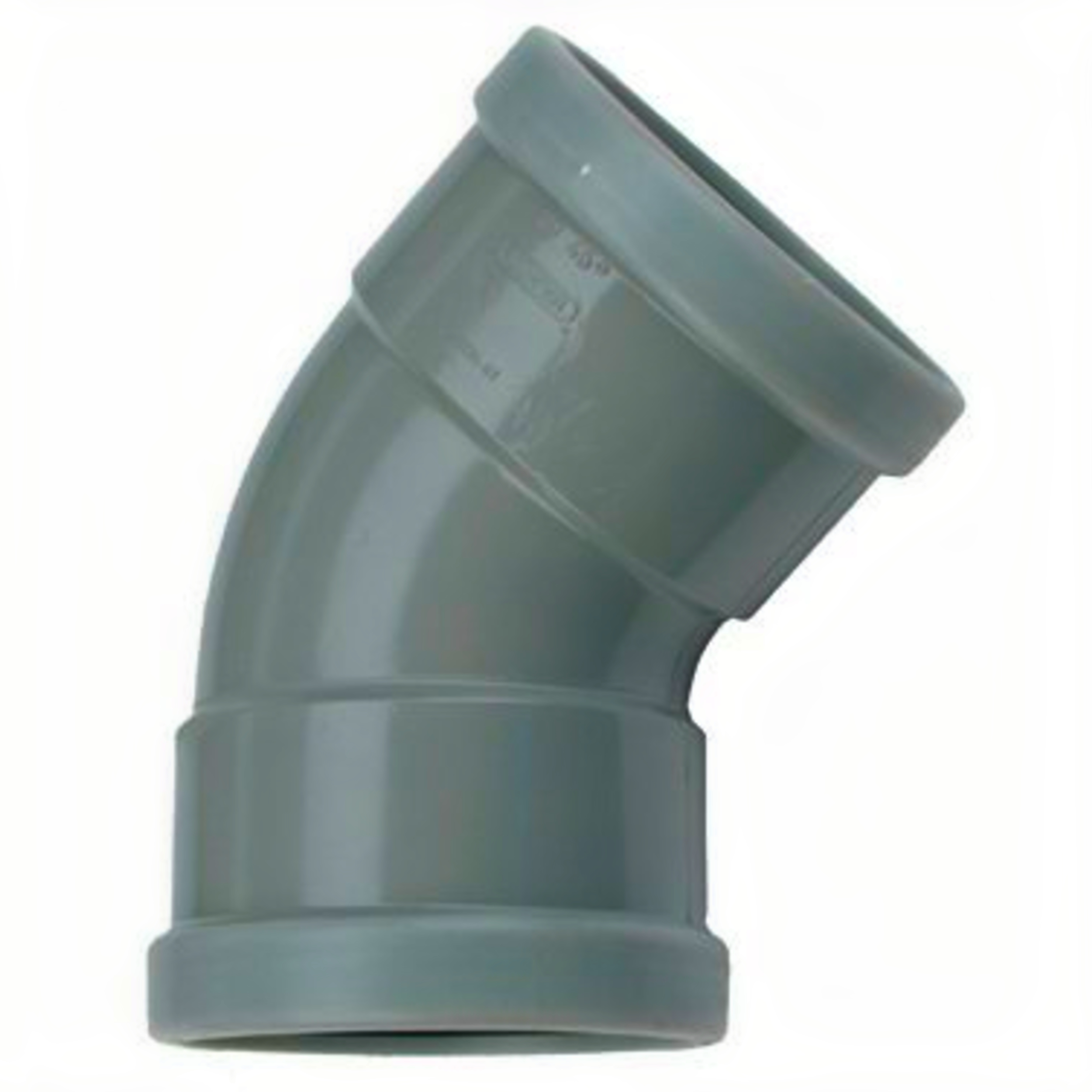 PVC Bocht 45° manchet - 2 x mof 160 mm Wavin