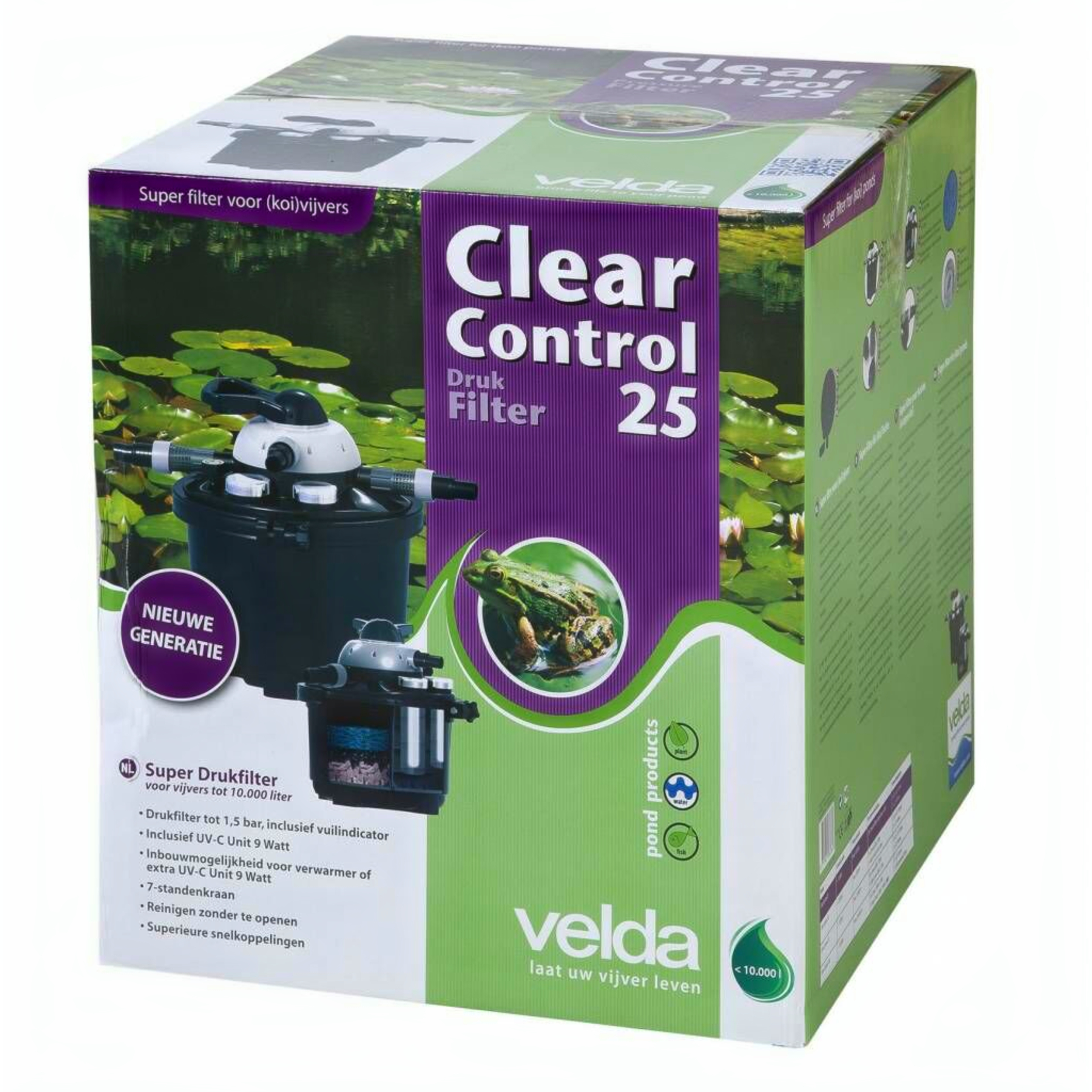 Clear Control 25 + UV-C 9 Watt Kruiden, Plant