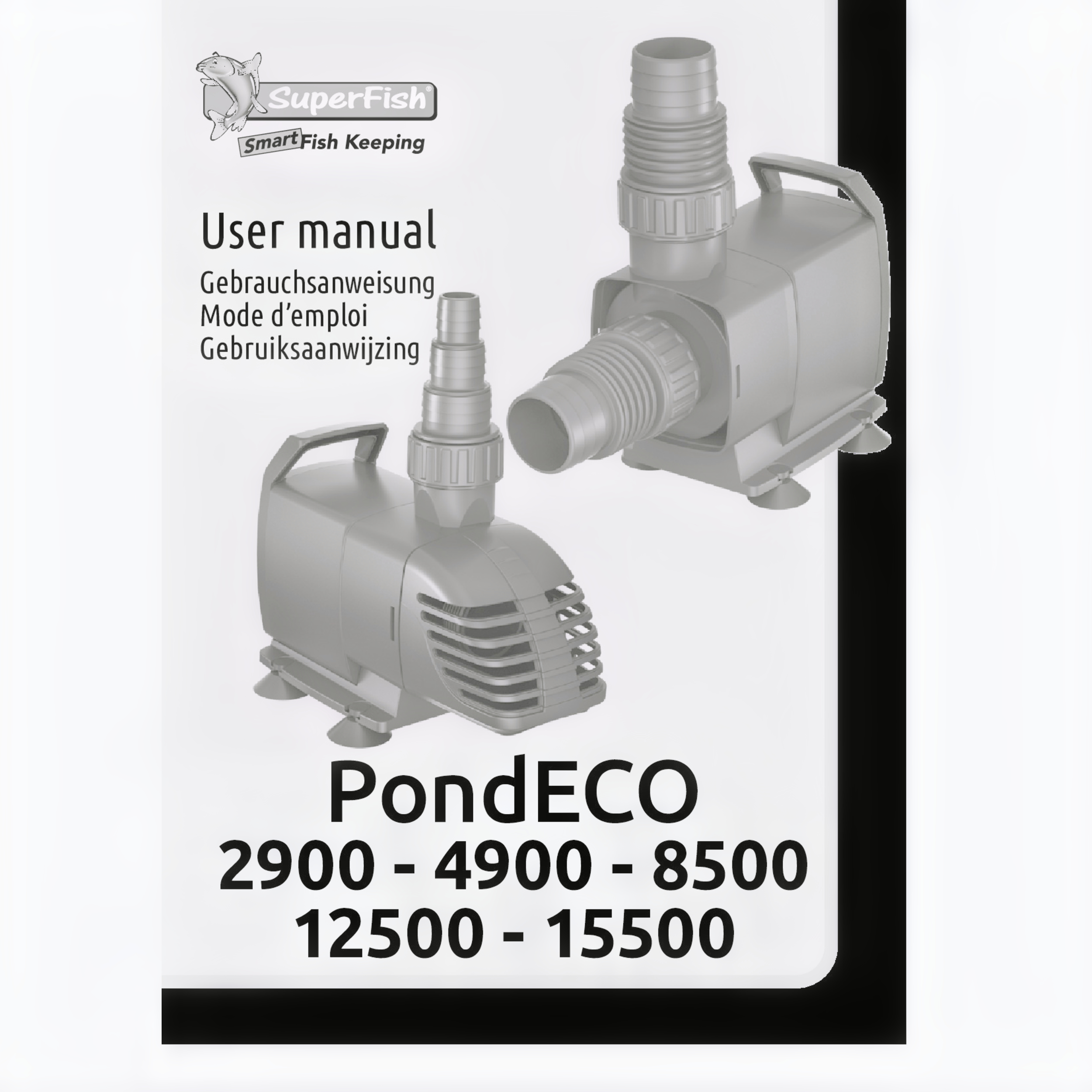 Superfish Pond Eco 12500 Voorfilter - Geschikt voor Vijvers tot 12,5k Liter, Efficiënte Mechanische Filtratie afbeelding