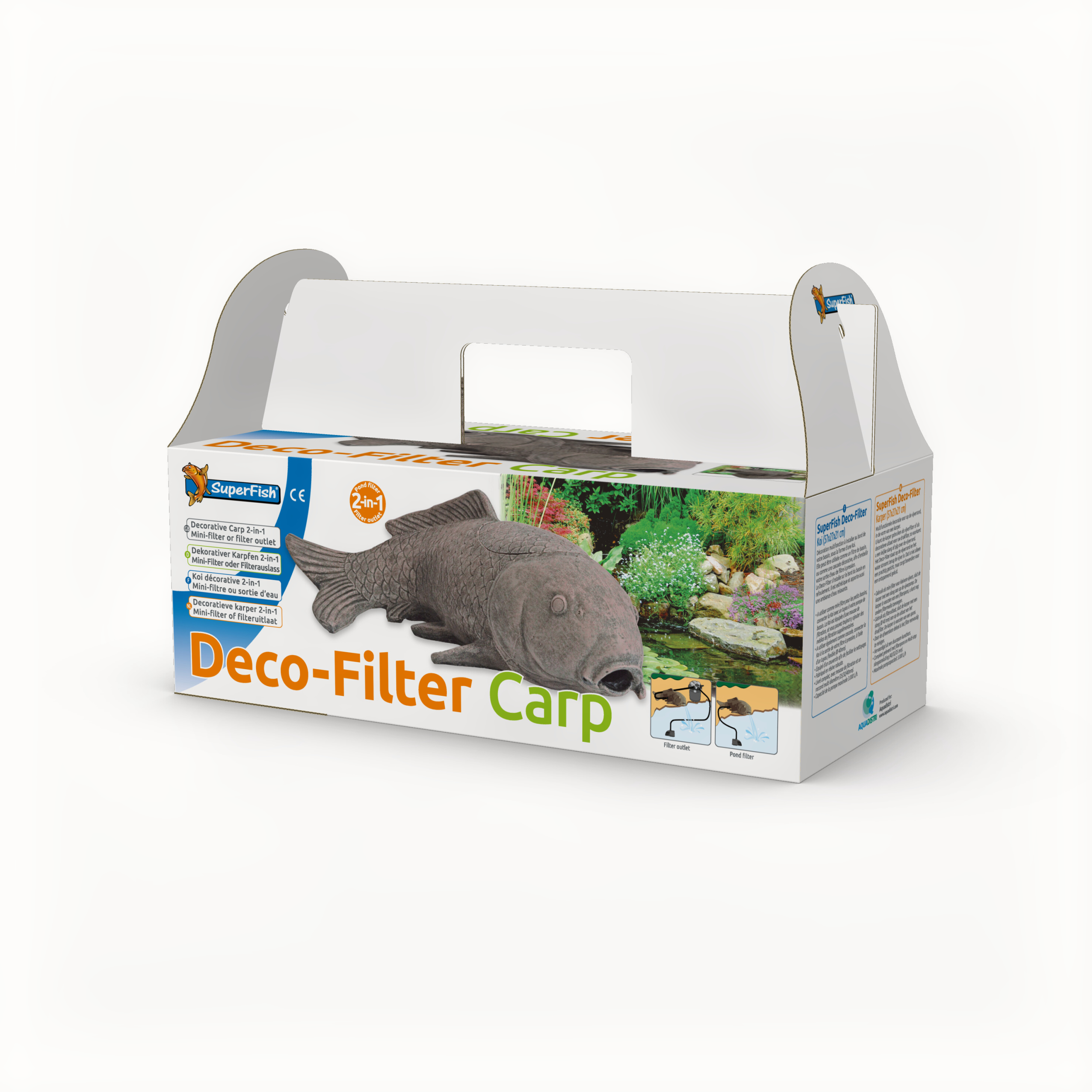 Superfish Carp Filter: Waterornament & Biologisch Vijverfilter - Duurzaam & Efficiënt afbeelding