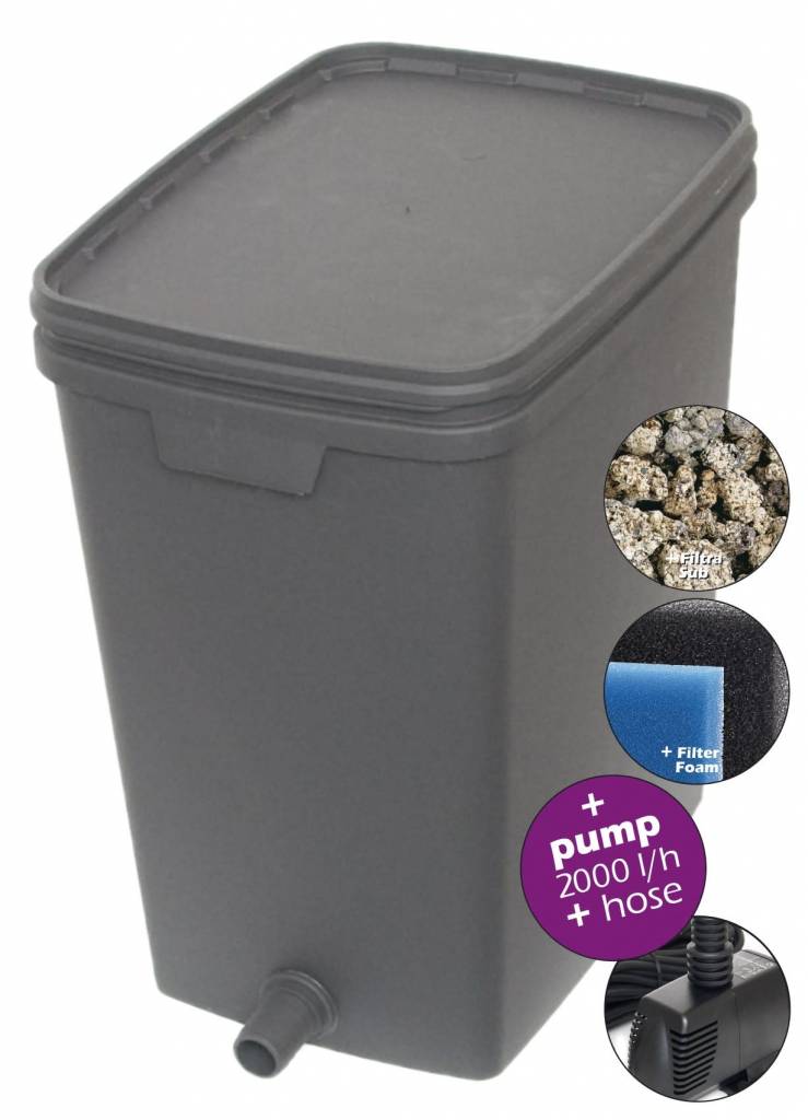 VT Box Filter Set 7000 Compleet - 2000 l/h Vijverpomp, Klaar voor Installatie, Helder Vijverwater afbeelding