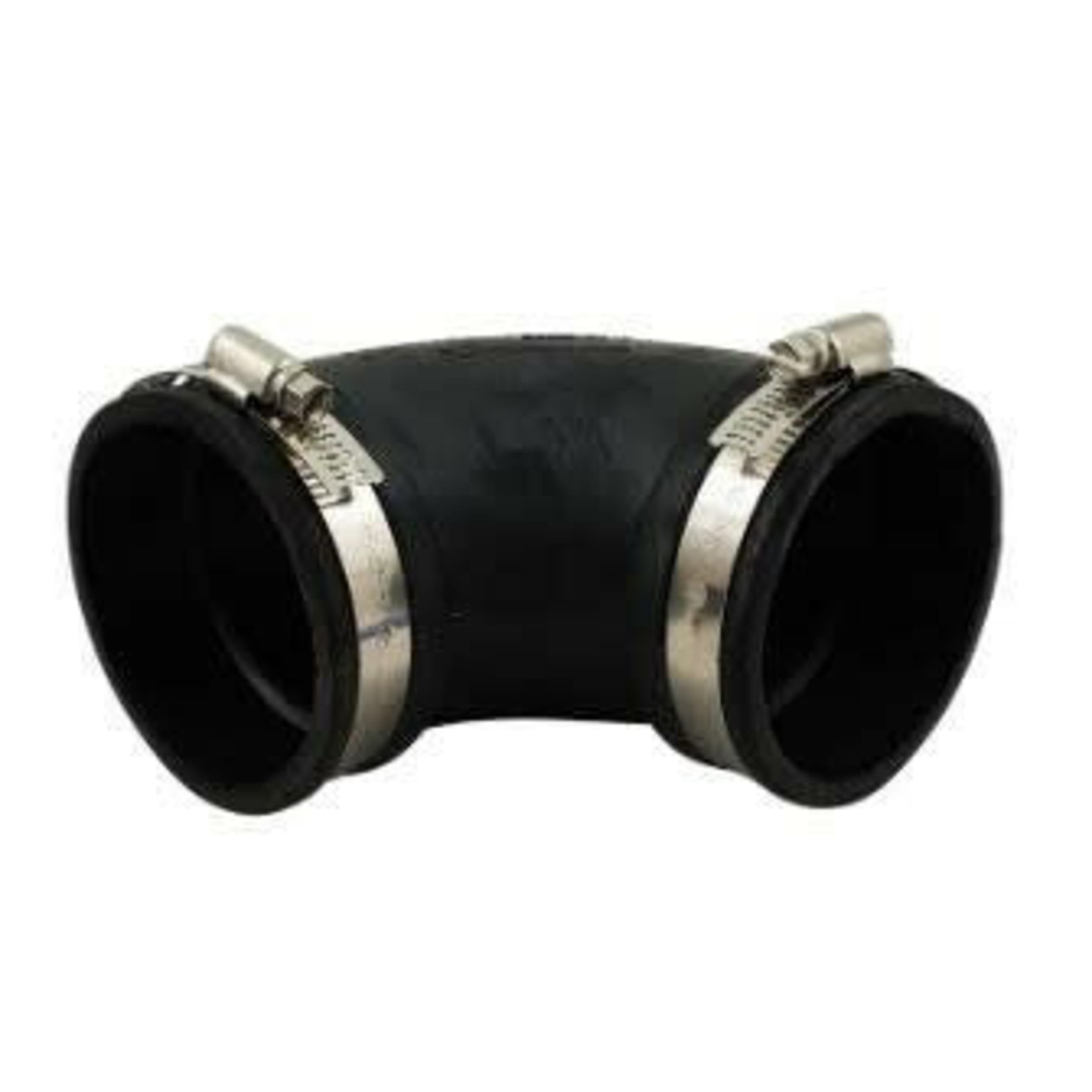 Air Aqua Flexible Rubber Elbow 90° 75mm - Durable, Weather-resistant, and Easy to Install. afbeelding