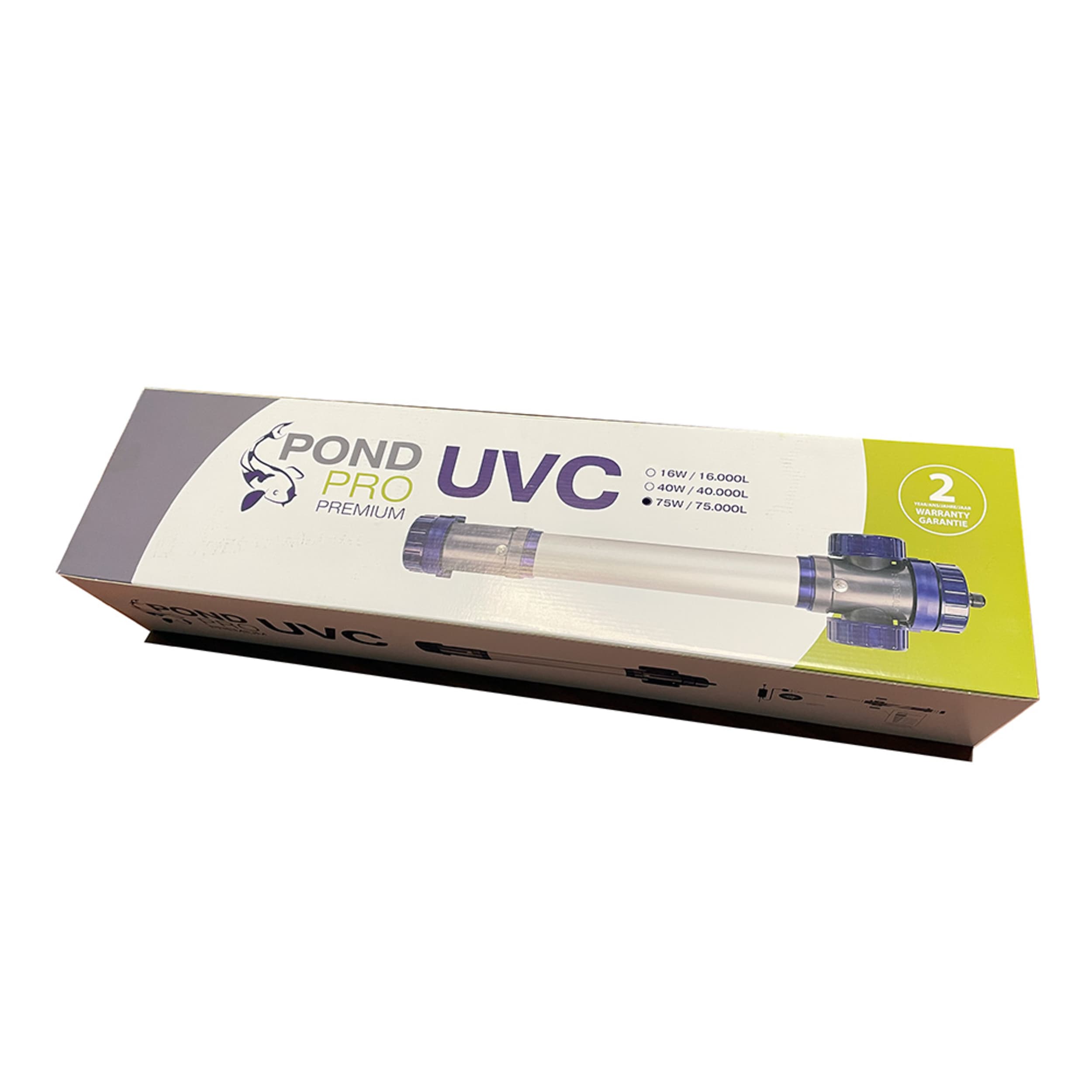 Pond Pro Premium UVC Premium Unit 75W - Energiezuinige Vijverfilter voor Helder Water afbeelding