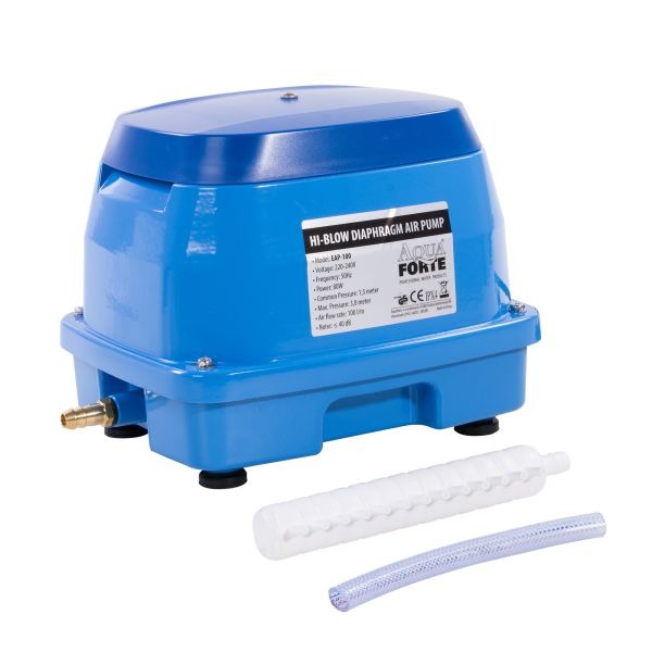 AquaForte EAP-80 Luchtpomp voor Vijvers - Fluisterstil, Energiezuinig & Duurzaam Design afbeelding