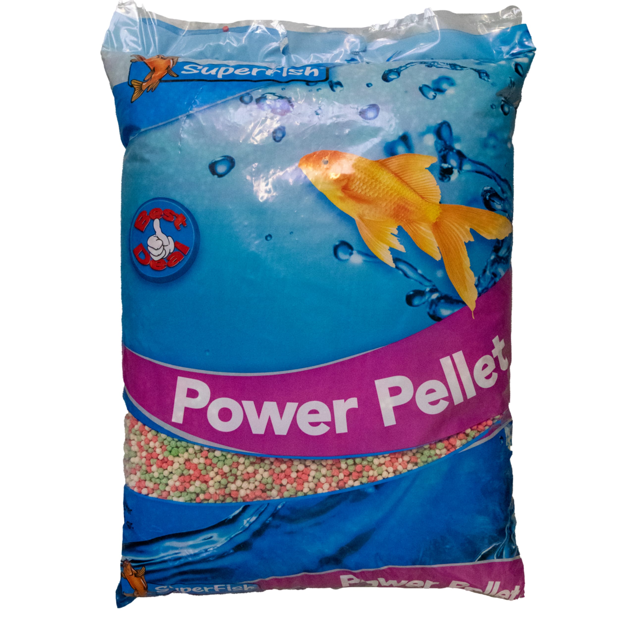 Colombo Power Pellet 15L - Drijvende Voerkorrels met Kleurversterker voor Vijvervissen afbeelding