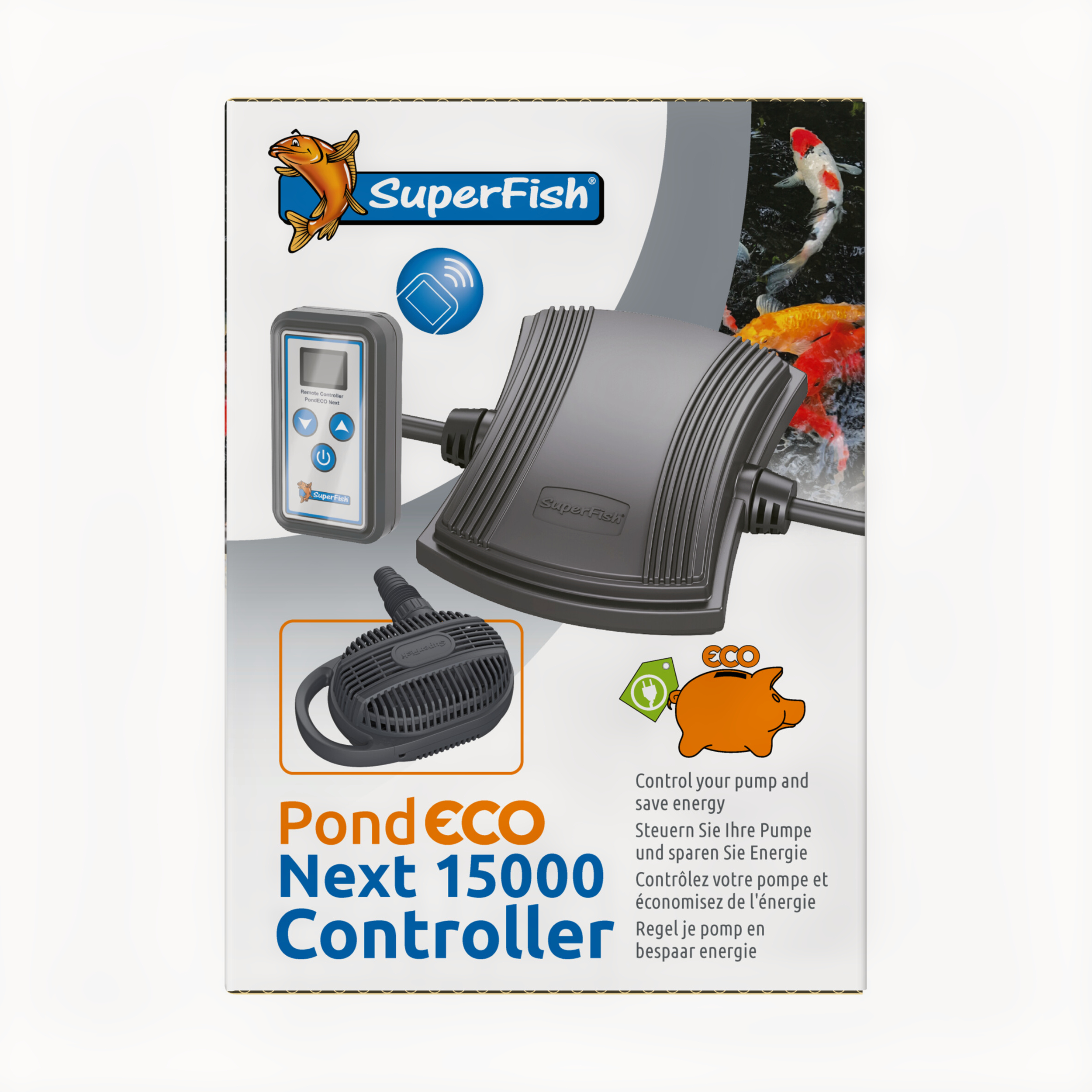 Superfish Pond Eco Next 15000 - Traploze Vijverpomp Controller met Afstandsbediening afbeelding