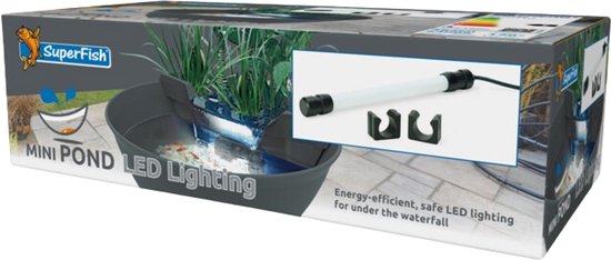 Superfish Mini Pond Led: Energiezuinige LED Vijververlichting - IP68 Waterdicht, 3W - Sfeer & Veiligheid