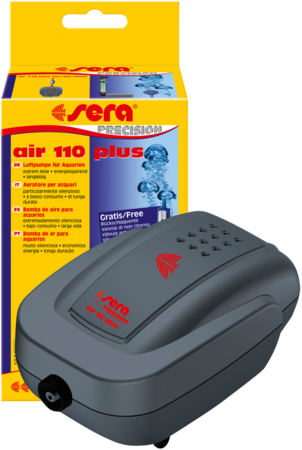 Sera Air 110 Plus Luchtpomp voor Aquarium en Vijver - Zuinig en Effectief met Terugslagventiel afbeelding