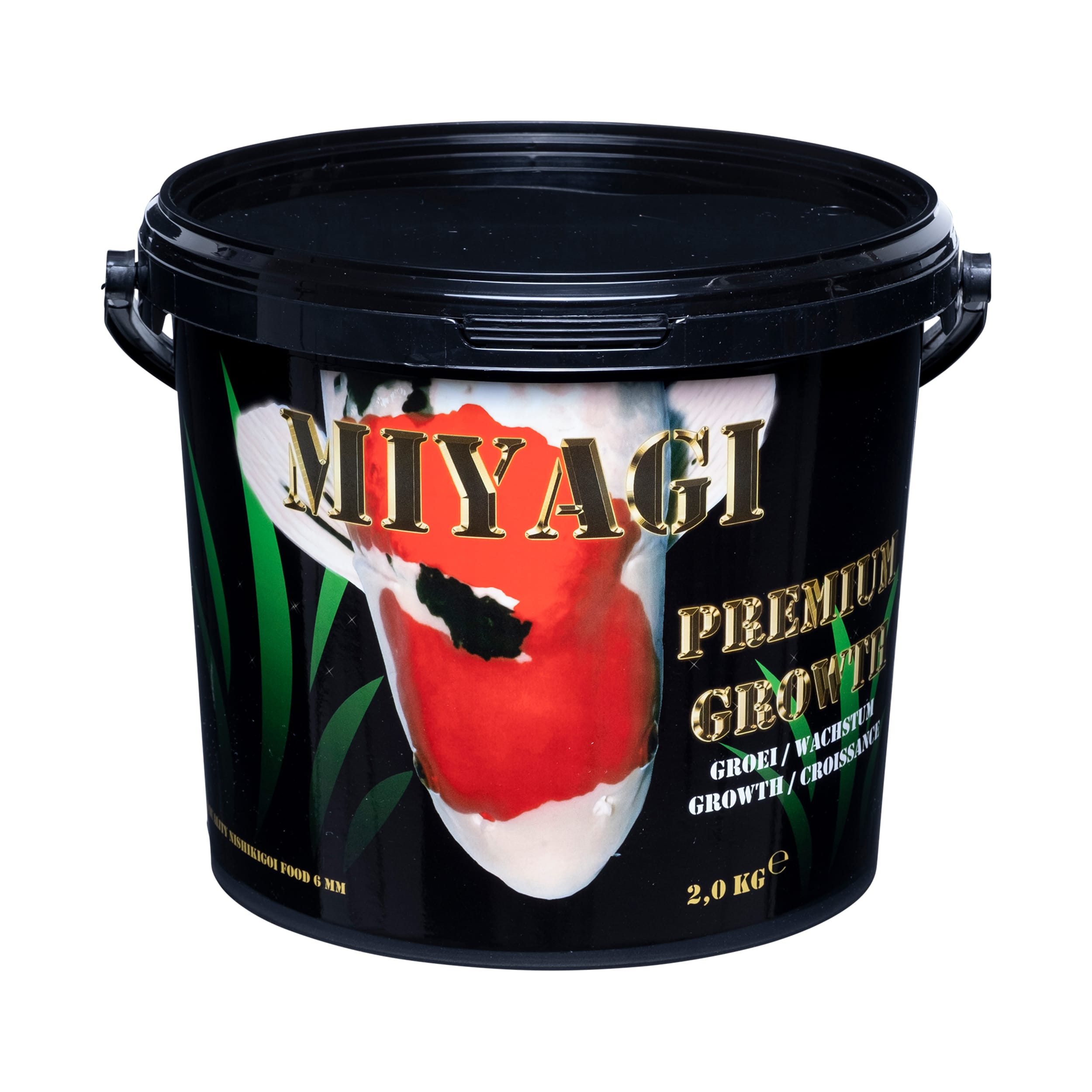 Miyagi Premium Growth Koi Visvoer - 2000g, Omega 3 & 6, Prebiotica Rijk, Vacuüm Coating afbeelding