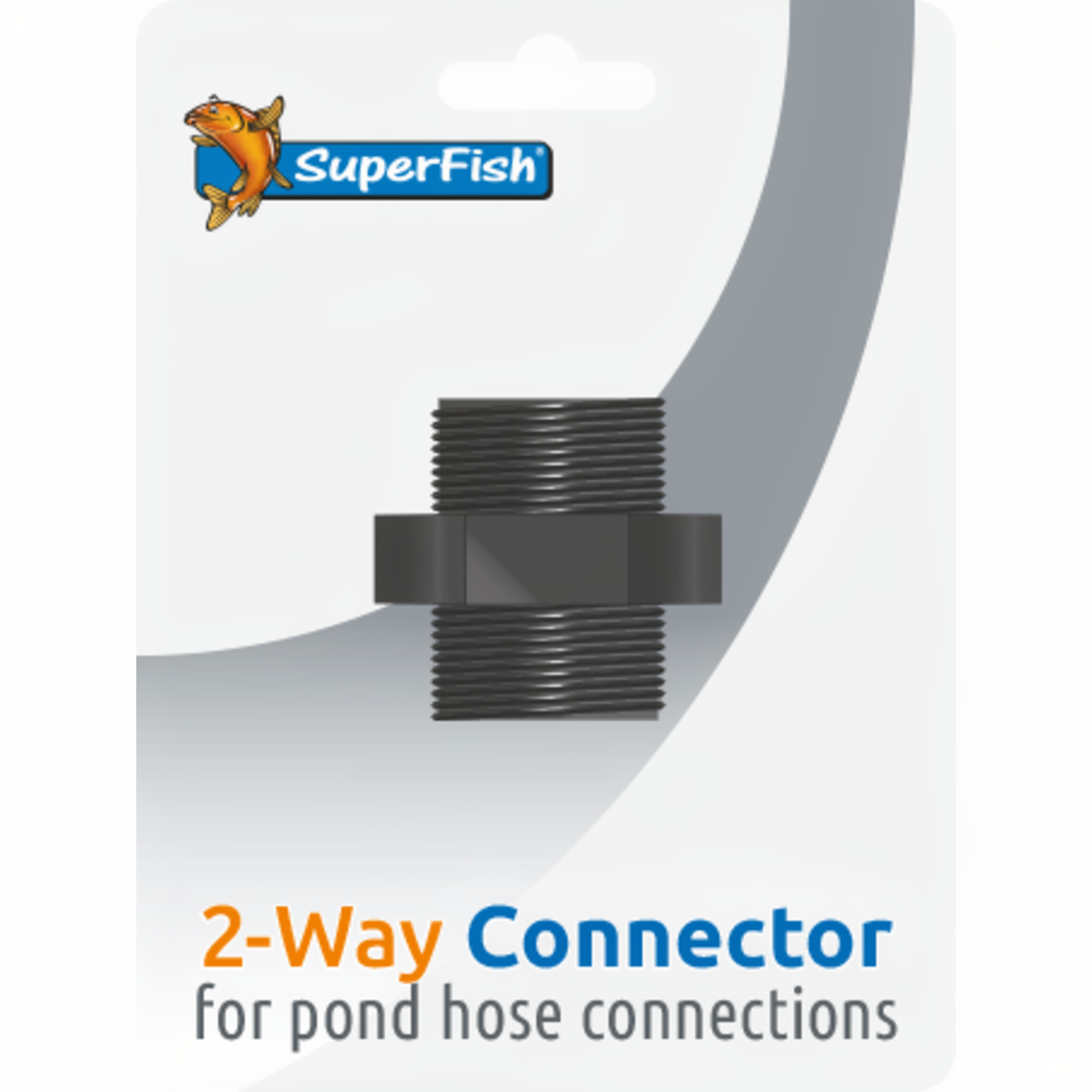 Superfish Vijver 2-Weg Blister: Duurzaam Koppelstuk, Gemakkelijke Installatie - 1 Stuk afbeelding