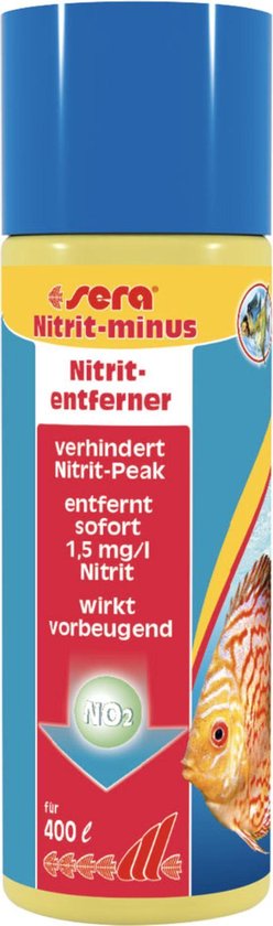 Sera Nitrit-minus 100 ml - Effectief Nitriet Verwijderaar voor Aquarium, Beschermt Vissen en Planten afbeelding