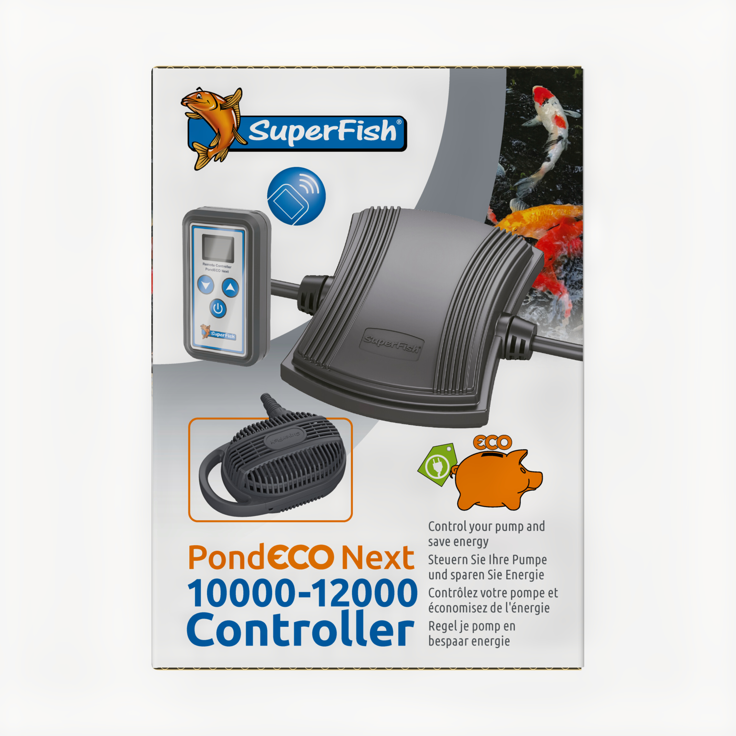 Superfish Pond Eco Next 10.000/12.000 Controller - Zuinige Vijverpomp Regulator afbeelding