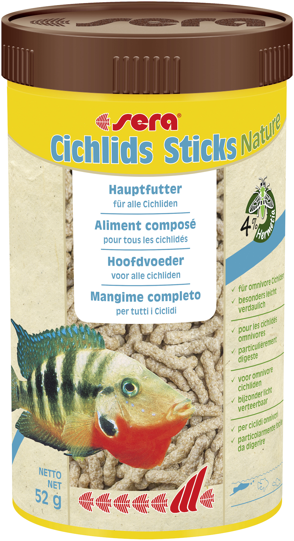 Cichlids Sticks Nature 250 ml (52 g)