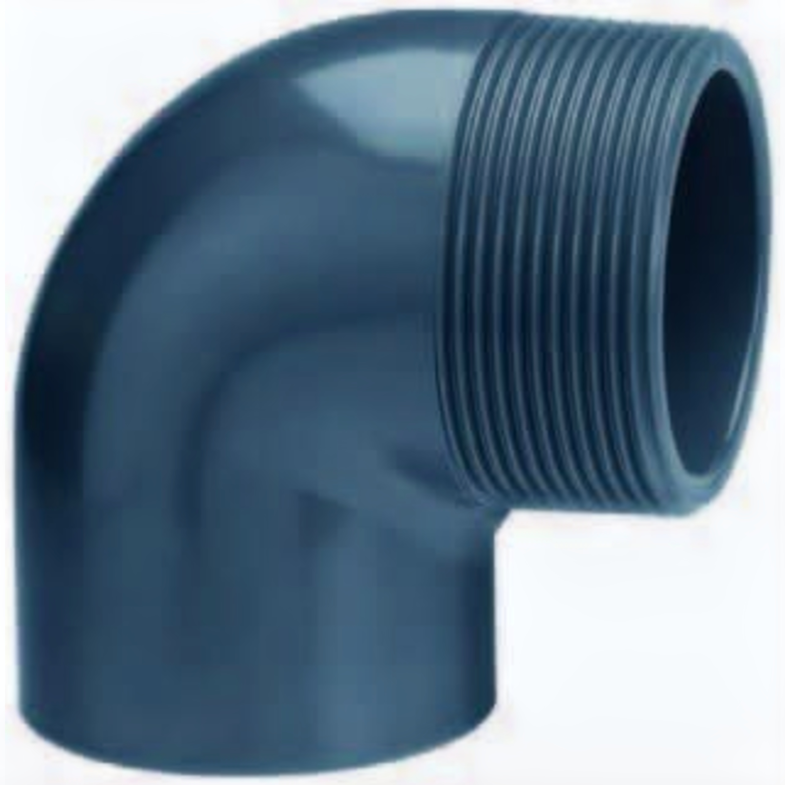 Europond Knie 90° PVC Lijm x Buitendraad 32mm x 1¼" - Duurzame Vijververbinding afbeelding