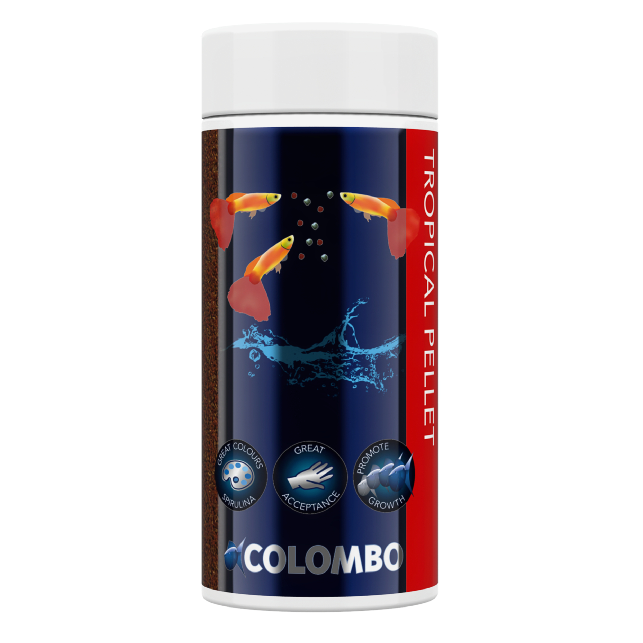 Colombo Tropical Korrel 250ml - Voedzame Korrels voor Heldere Aquaria & Gezonde Tropische Vissen afbeelding