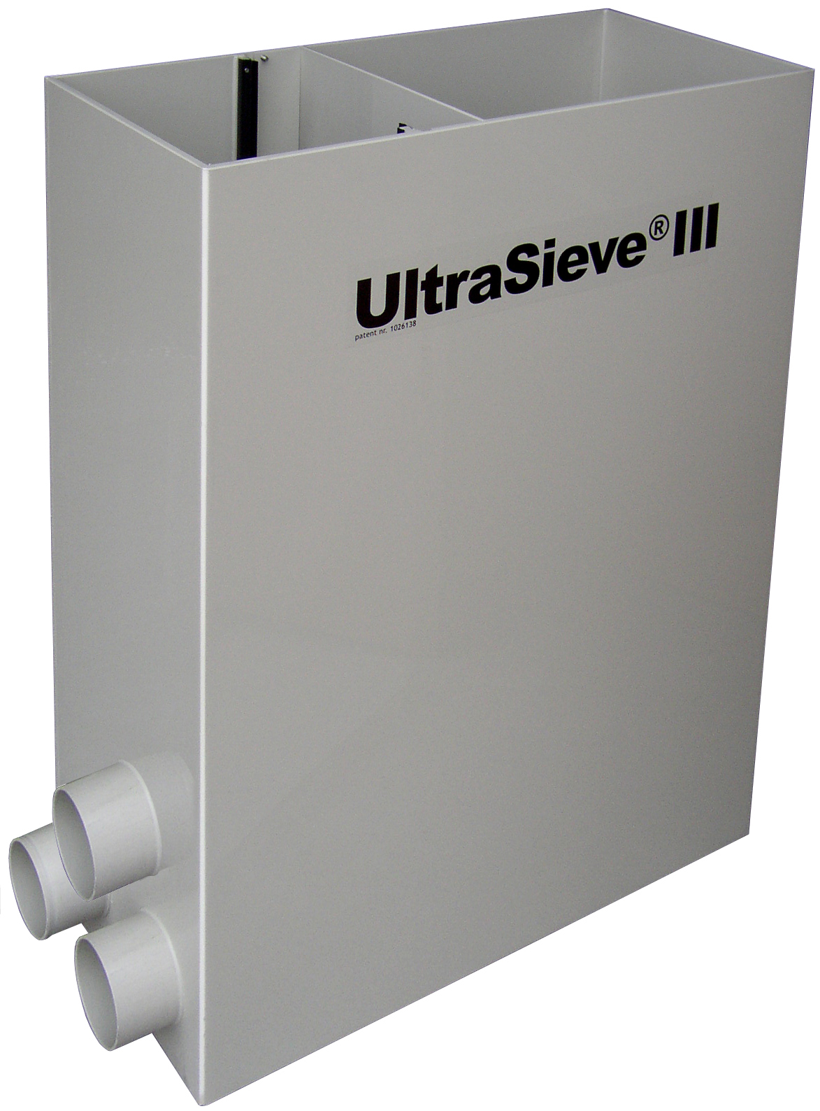 Prime Ultrasieve III 300 (met 3 ingangen) Zwaartekracht Zeefbochtfilter Brievenbus