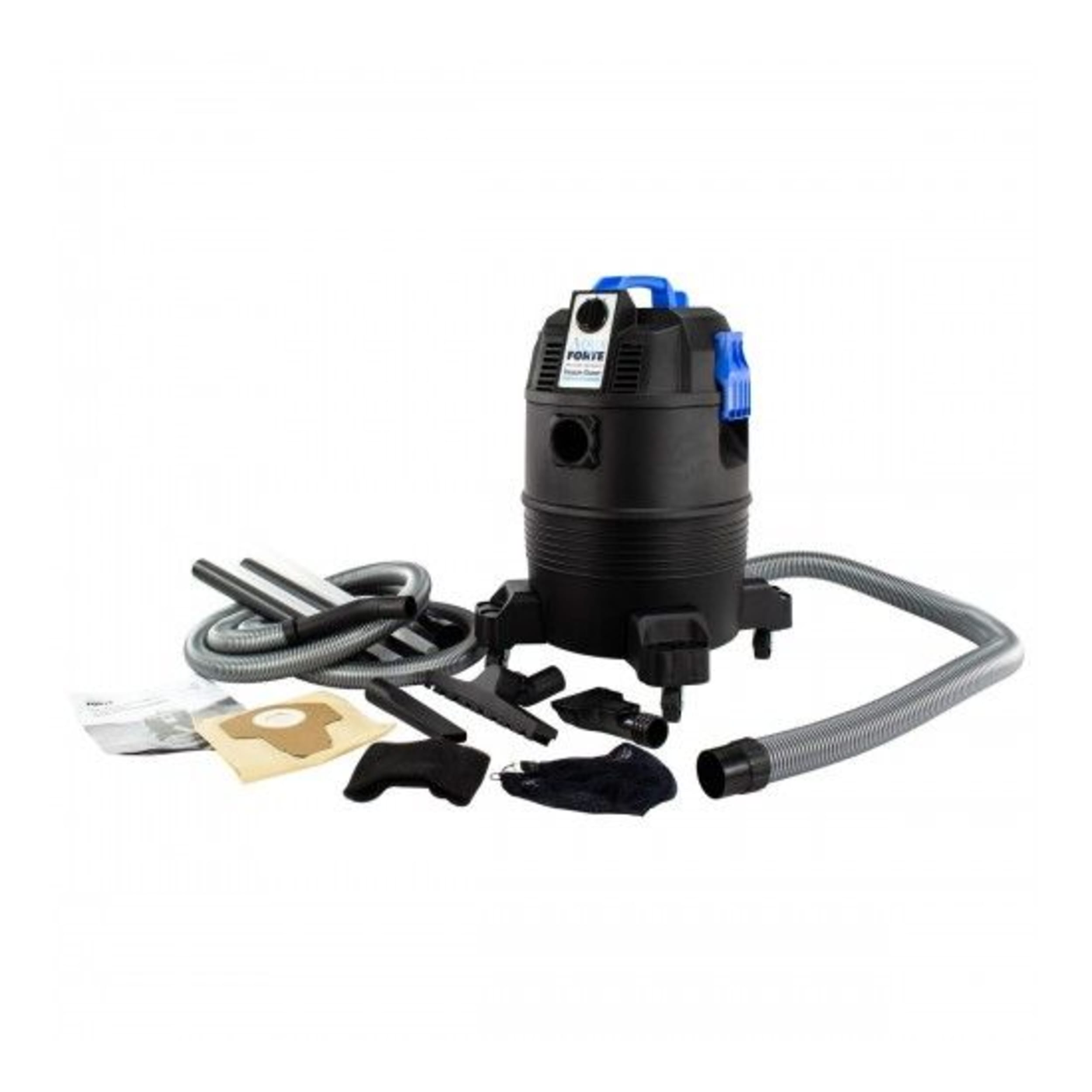 Aquaforte Vijverstofzuiger Nat & Droog - 1400W, 35L, Volautomatisch met Wieltjes en Accessoires afbeelding