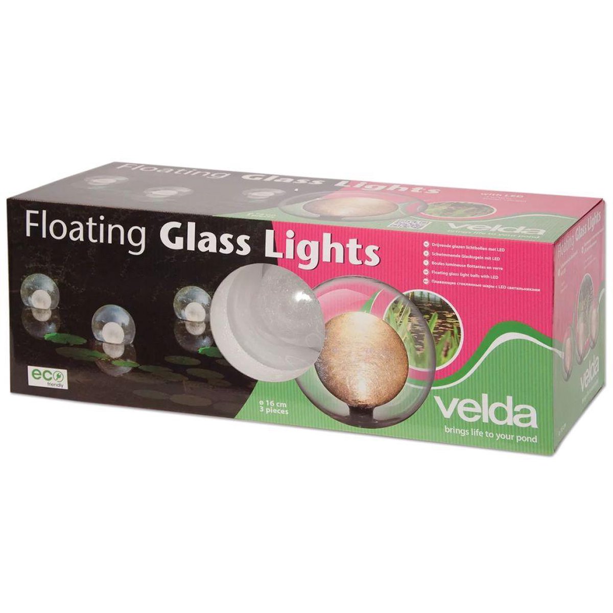 Velda Floating Glass Lights