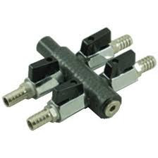 Europond 9mm Heavy Duty 4-weg Luchtverdeler - Duurzame Zuurstofverdeler voor Vijvers afbeelding